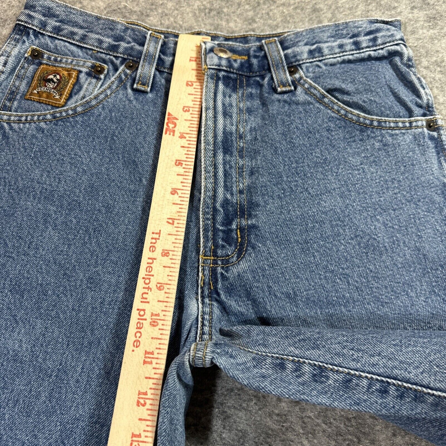 Cinch Bronze Label Slim Fit Jeans Men's Size 29x34 Blue Denim Western Wear