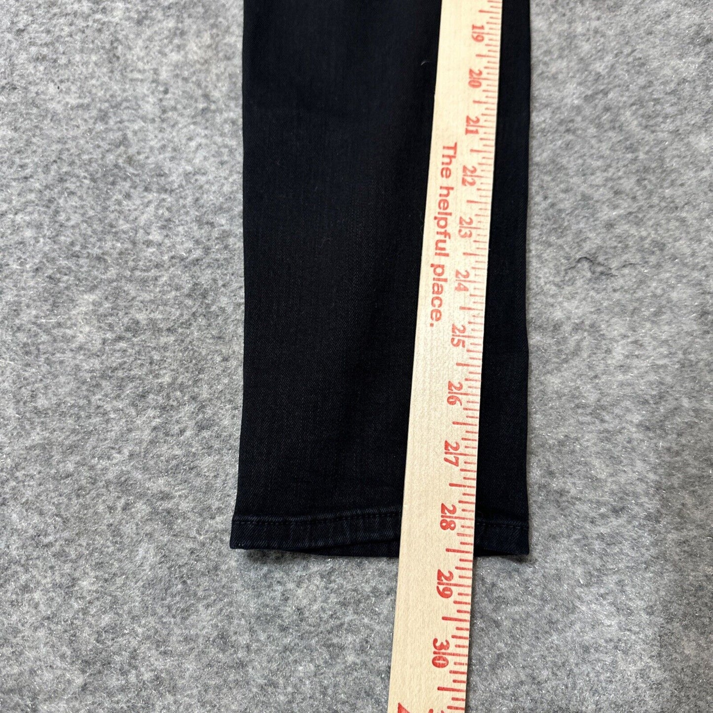 Frame Denim Le Skinny De Jeanne Women's Jeans Size 25 Black Dark Wash Denim
