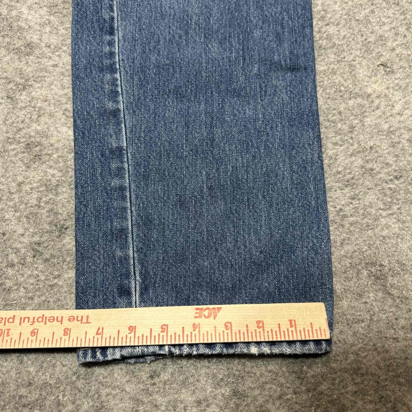 Polo Ralph Lauren Men's Distressed Straight Jeans Size 36x32 Blue Light Wash Denim