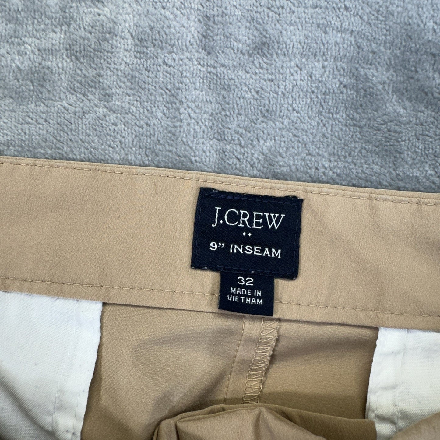 Lot of 3 J Crew Chino Shorts Men's Size 32 Tan Khaki Shorts Casual