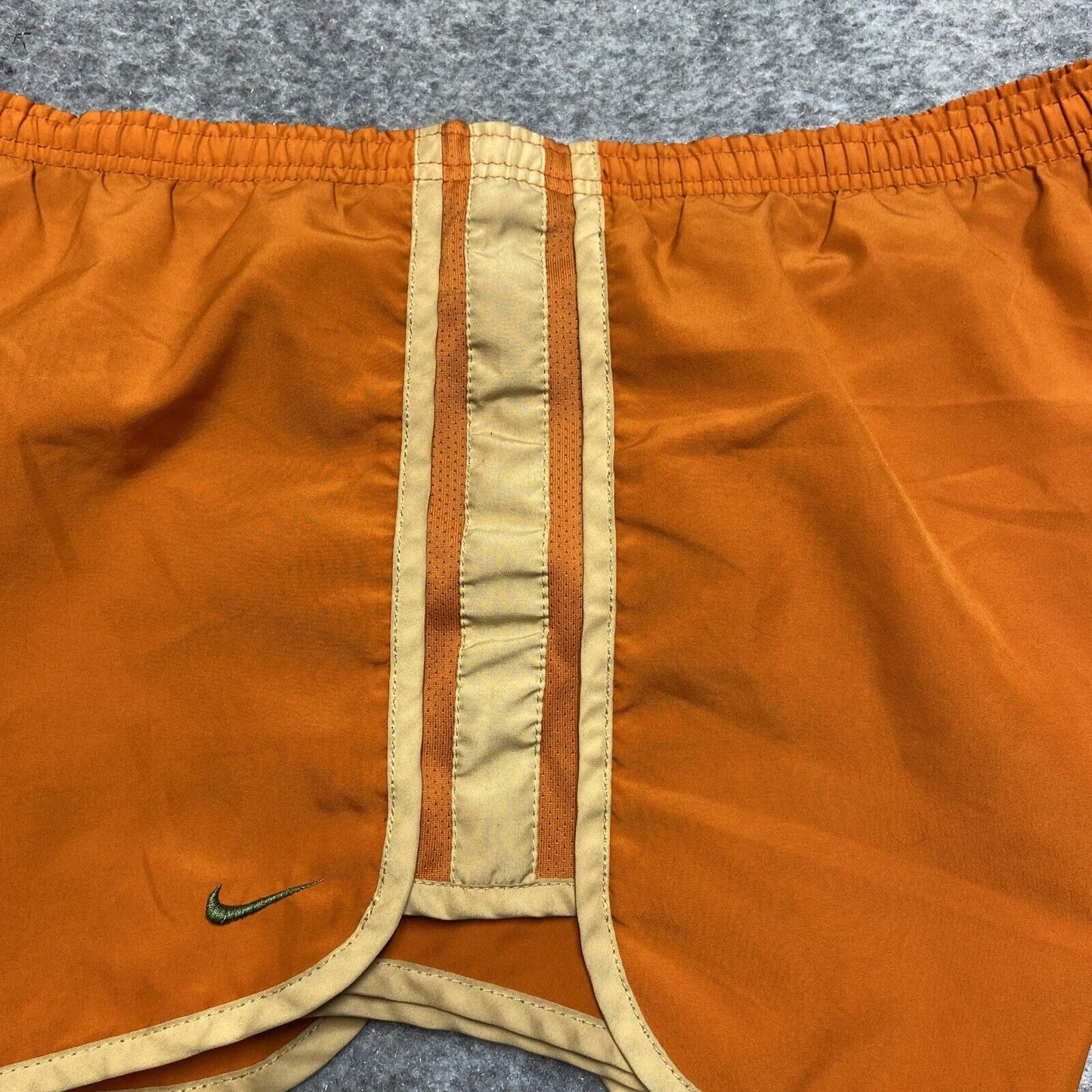 Nike Dri Fit Tempo Running Shorts Women's Size M Orange Shorts
