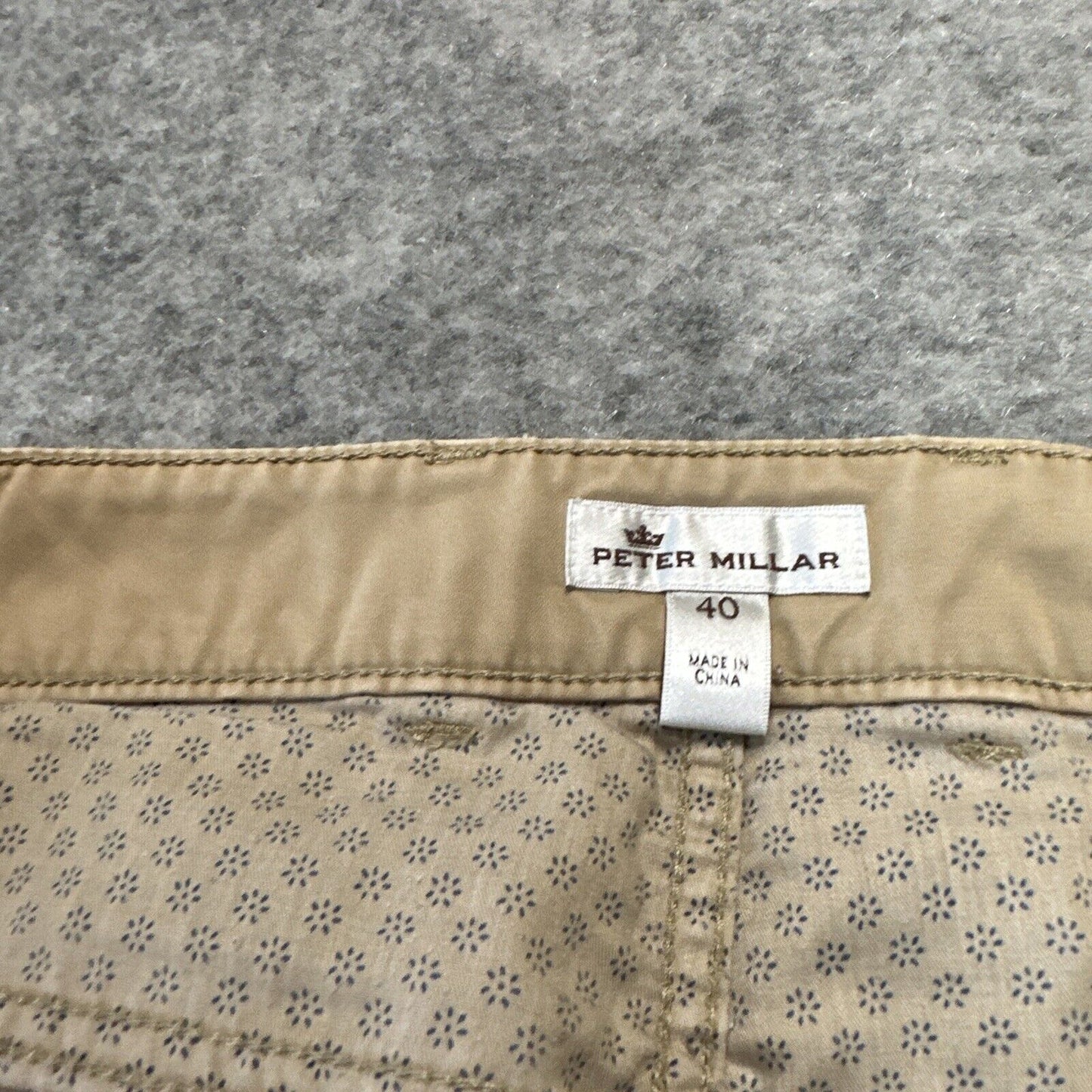 Peter Miller Men's Straight Jeans Size 40 Tan Brown Denim