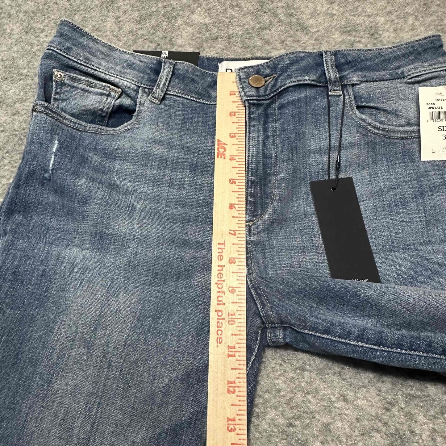 NEW DL1961 Mara Instasculpt Straight Ankle Jeans Women's Size 31 Blue Upstate