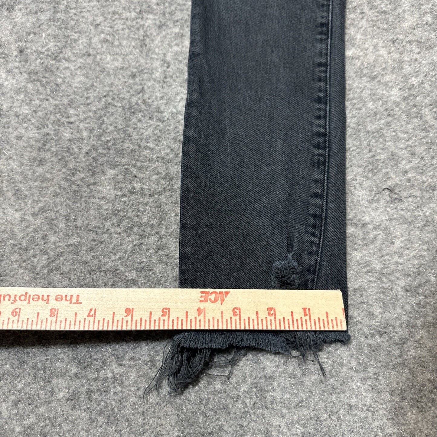 Agolde Women's Skinny Jeans Size 25 Black Dark Wash Denim