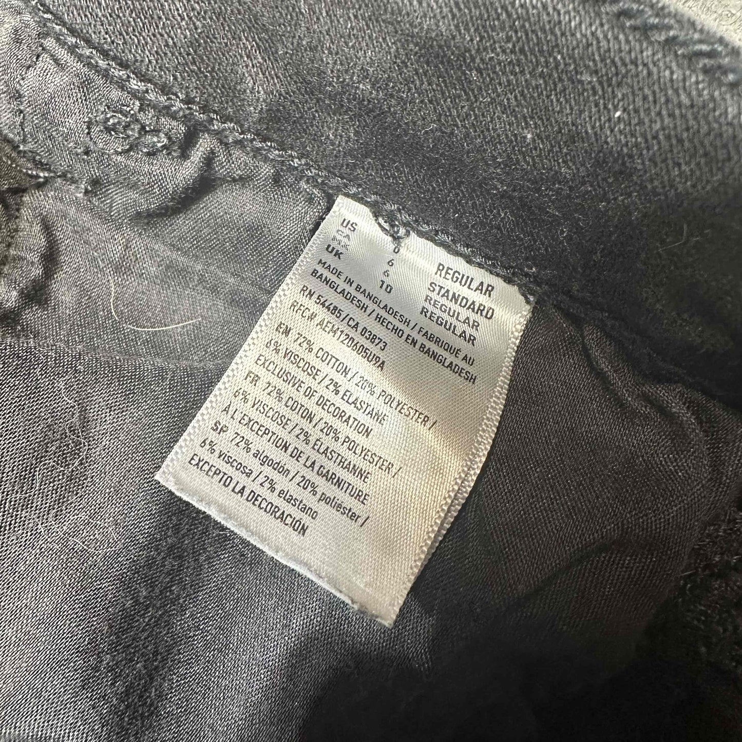 American Eagle Outfitters Women's Super Stretch X Skinny Jegging Size 6R Black