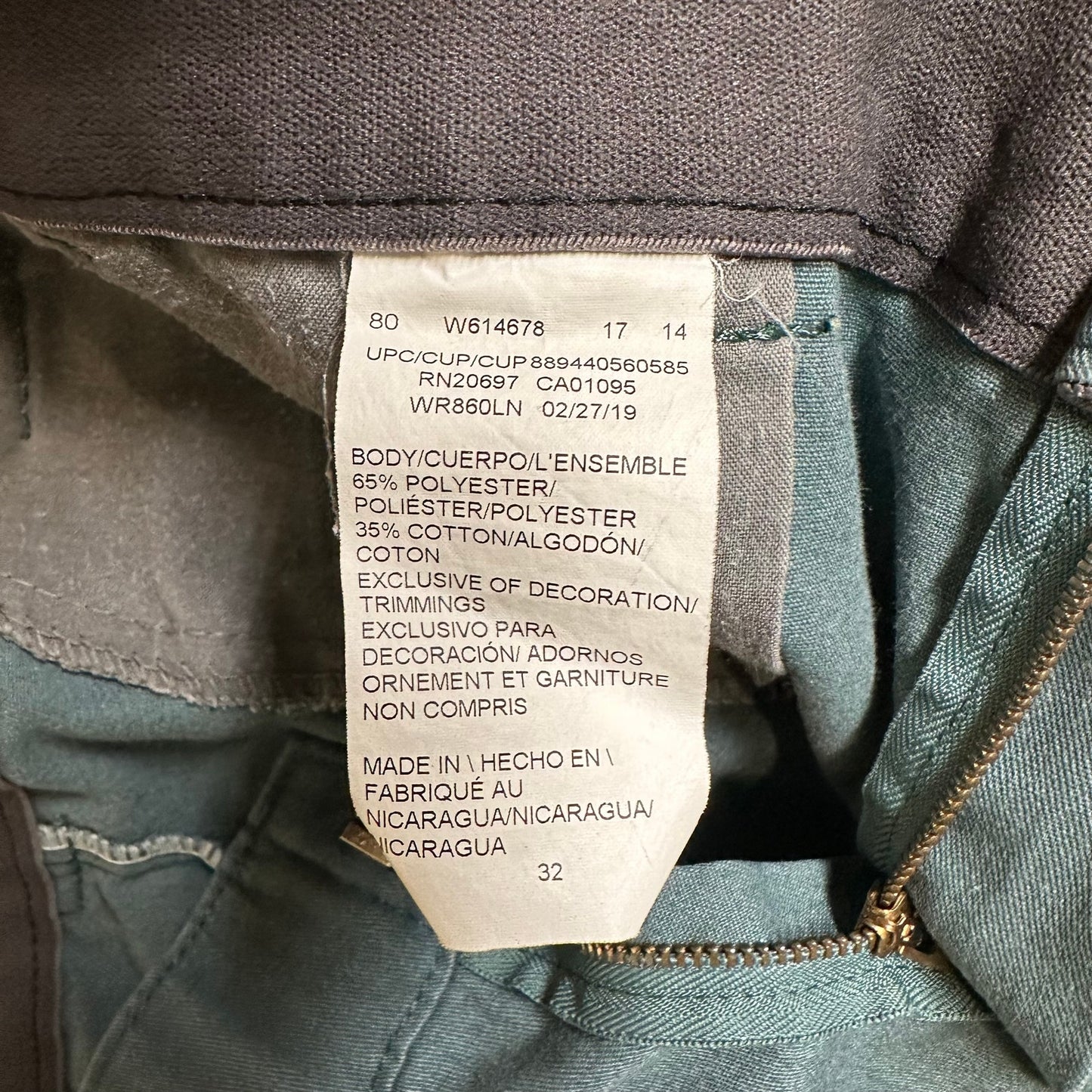 Dickies Regular Fit Chino Shorts Men's Size 31 Green