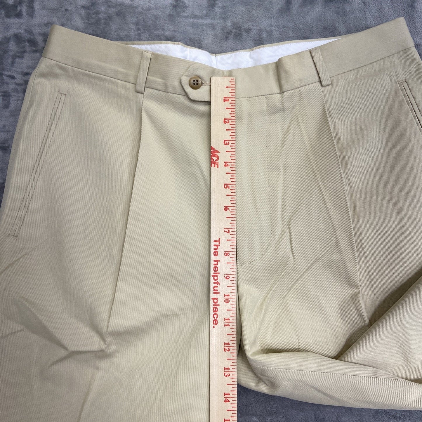 Boss Hugo Boss Hooker Pleated Dress Pants Men's Size 36R Beige