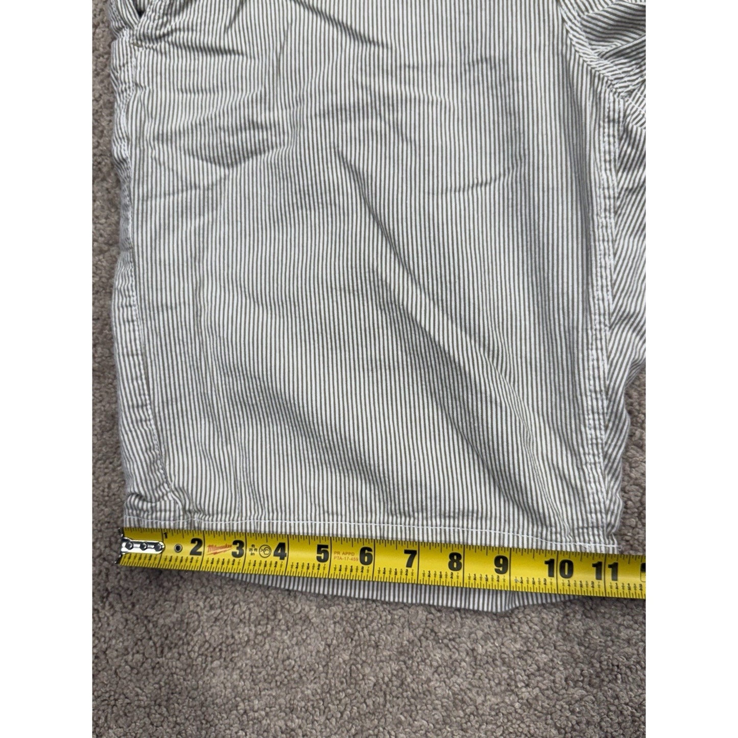 American Classics Russell Simmons Shorts Mens 36 White Striped
