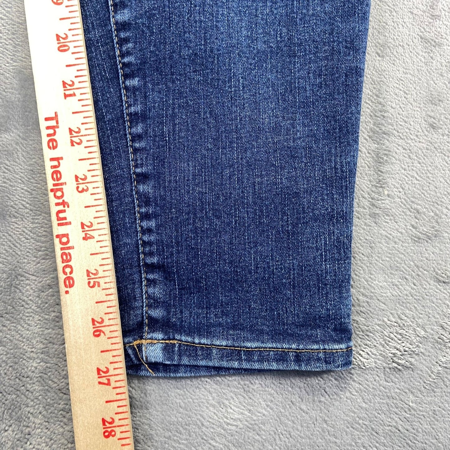 J.Crew Men's 10" High-Rise Toothpick Skinny Jeans Size 35 Blue