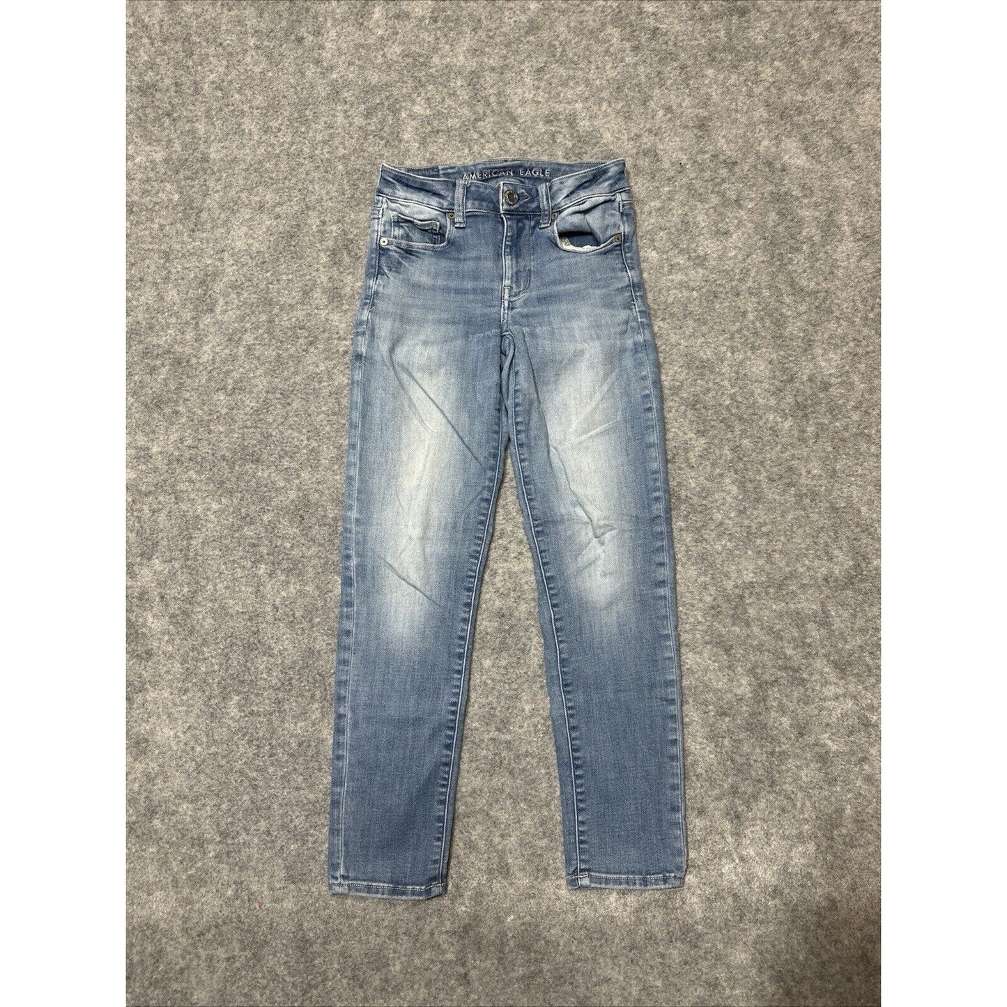 American Eagle Next Level Stretch Women's Skinny Jeans Size 2 Blue Light Wash