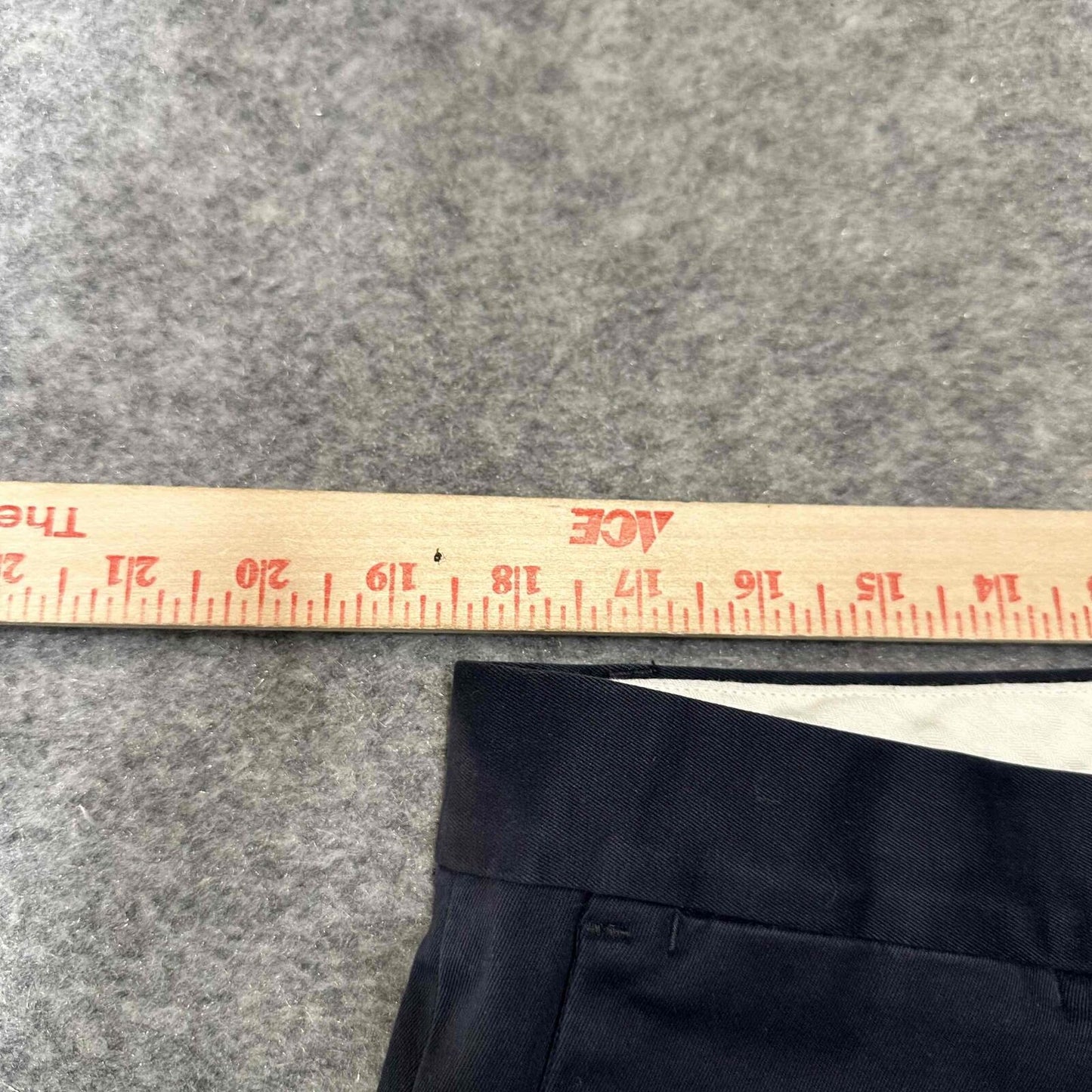 Banana Republic Fulton Chino Men's Belt Loops Side Pocket Pants Size 36x30 Blue