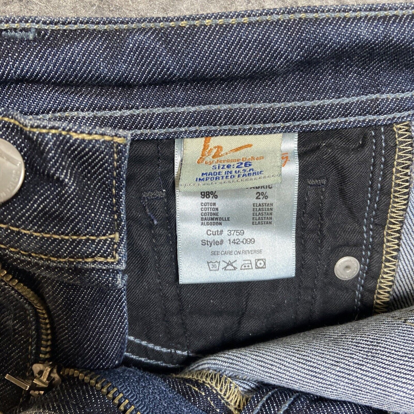 Citizens of Humanity Ava 142 Low Waist Straight Leg Jeans Womens Sz 26 Dark Blue