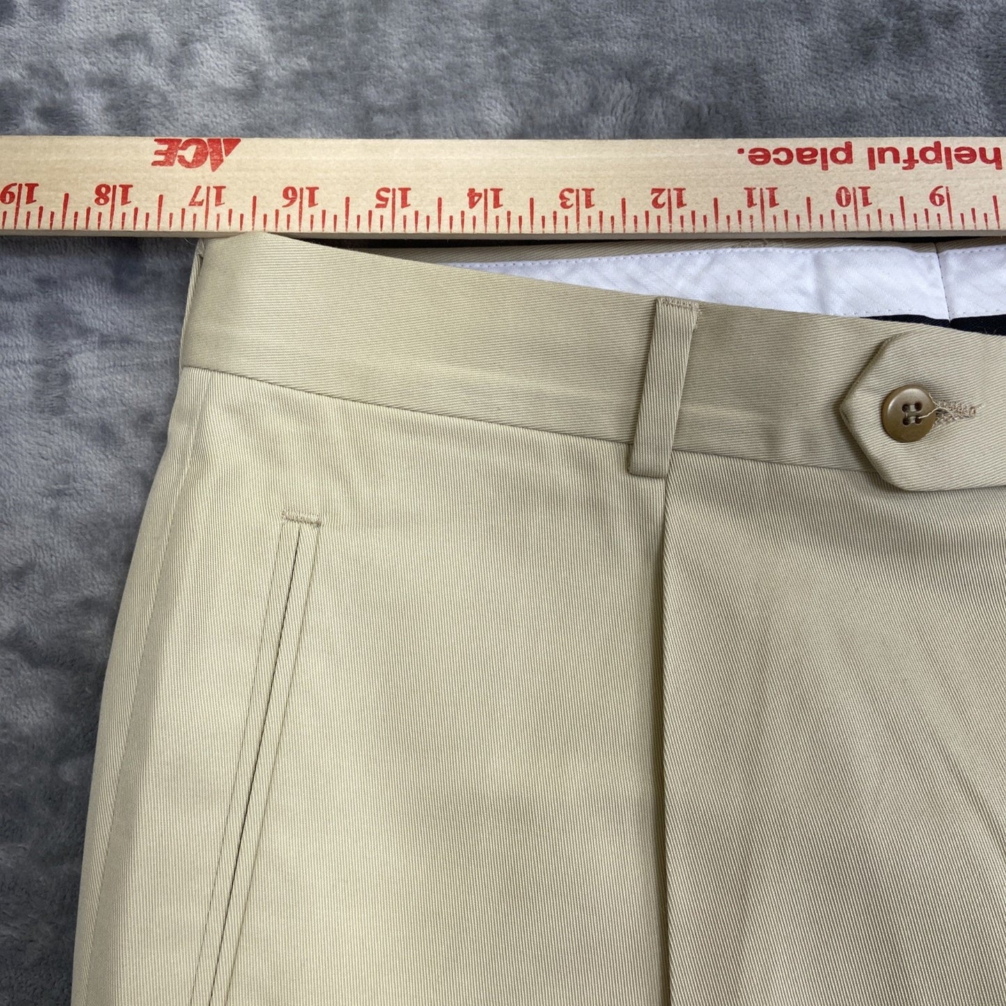 Boss Hugo Boss Hooker Pleated Dress Pants Men's Size 36R Beige
