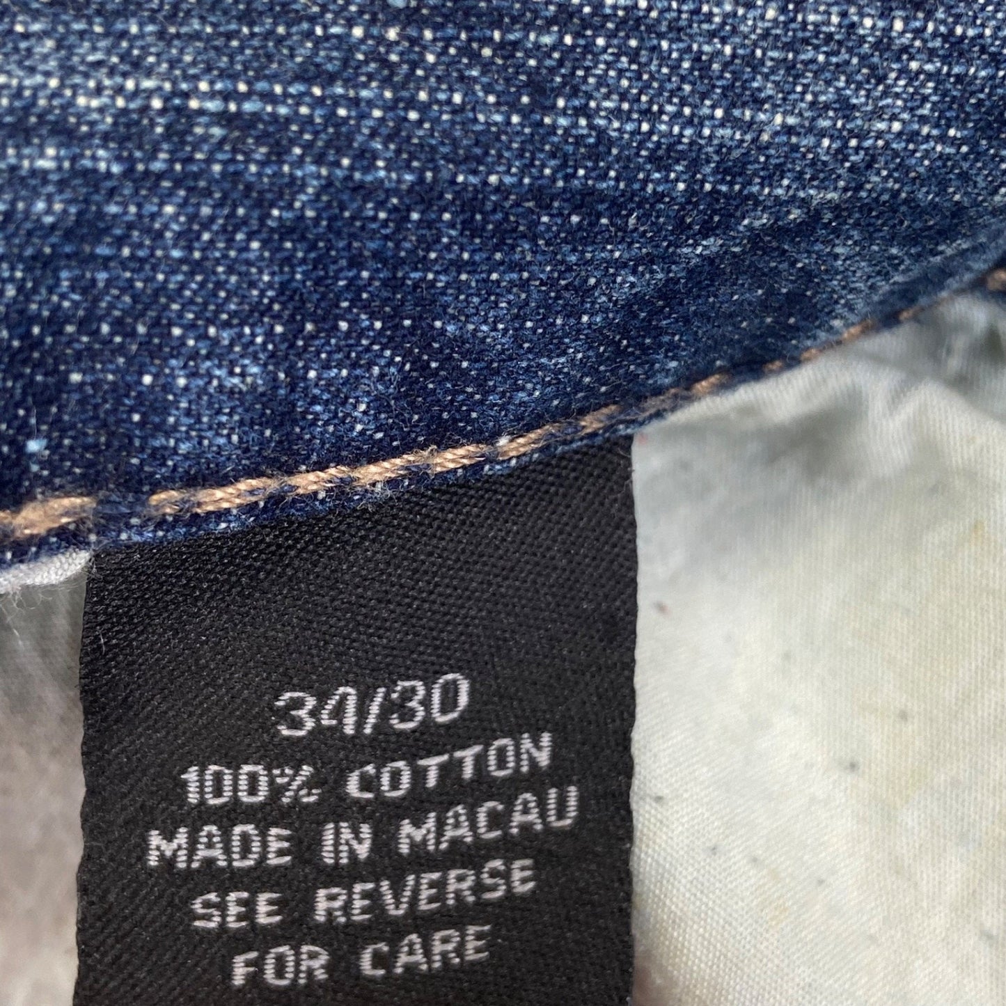 Carbon Men's Straight Leg Jeans Blue Denim Size 30/30 #534424