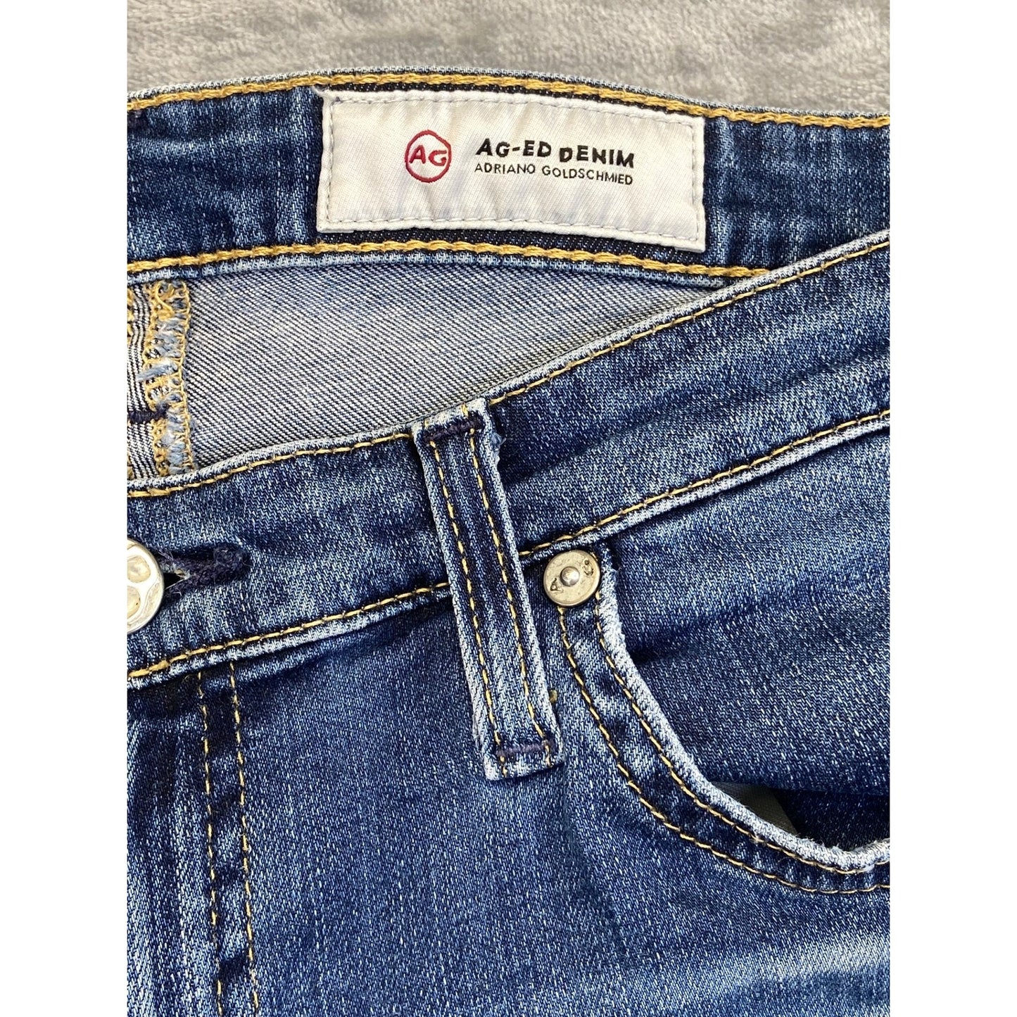 AG Adriano Goldschmied Women's Super Skinny Jeans 28R Blue