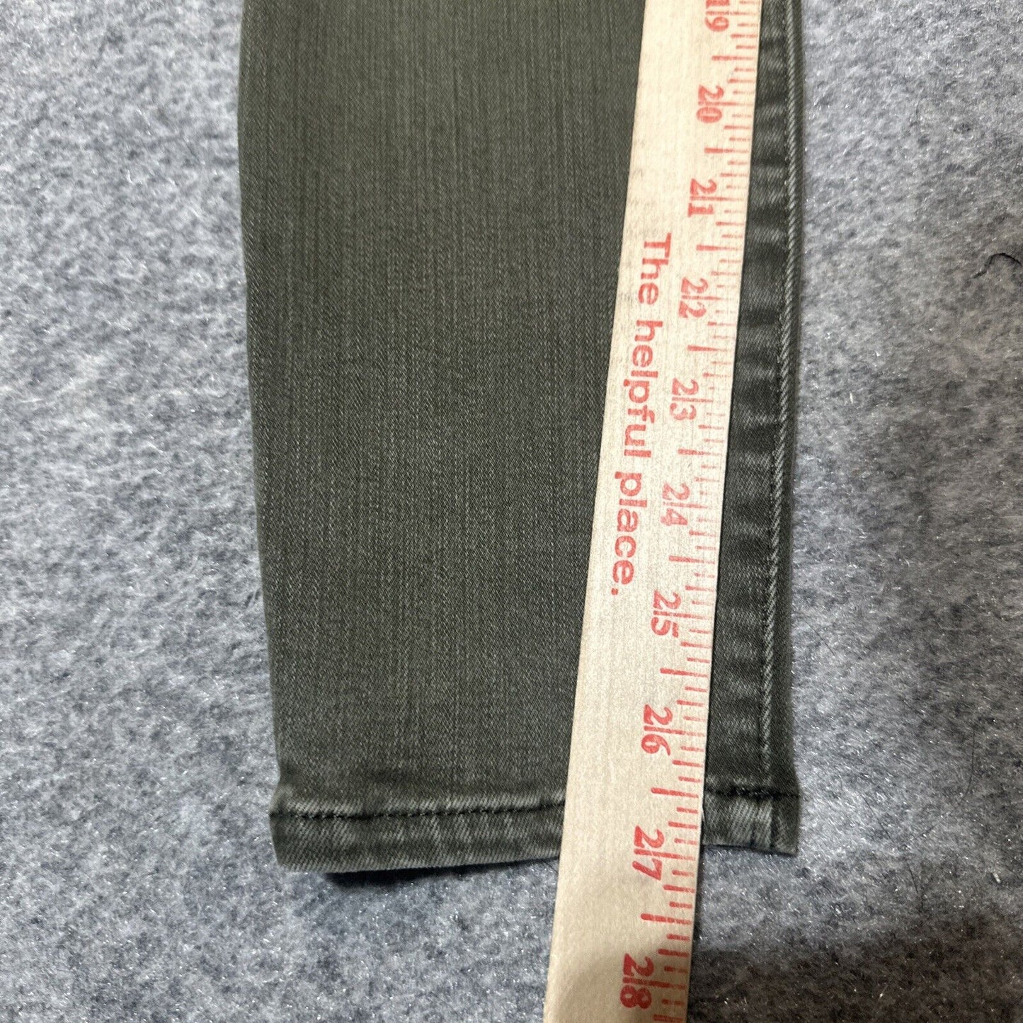 Gap 1969 Resolution Women's True Skinny Jeans Size 26 Petite Green