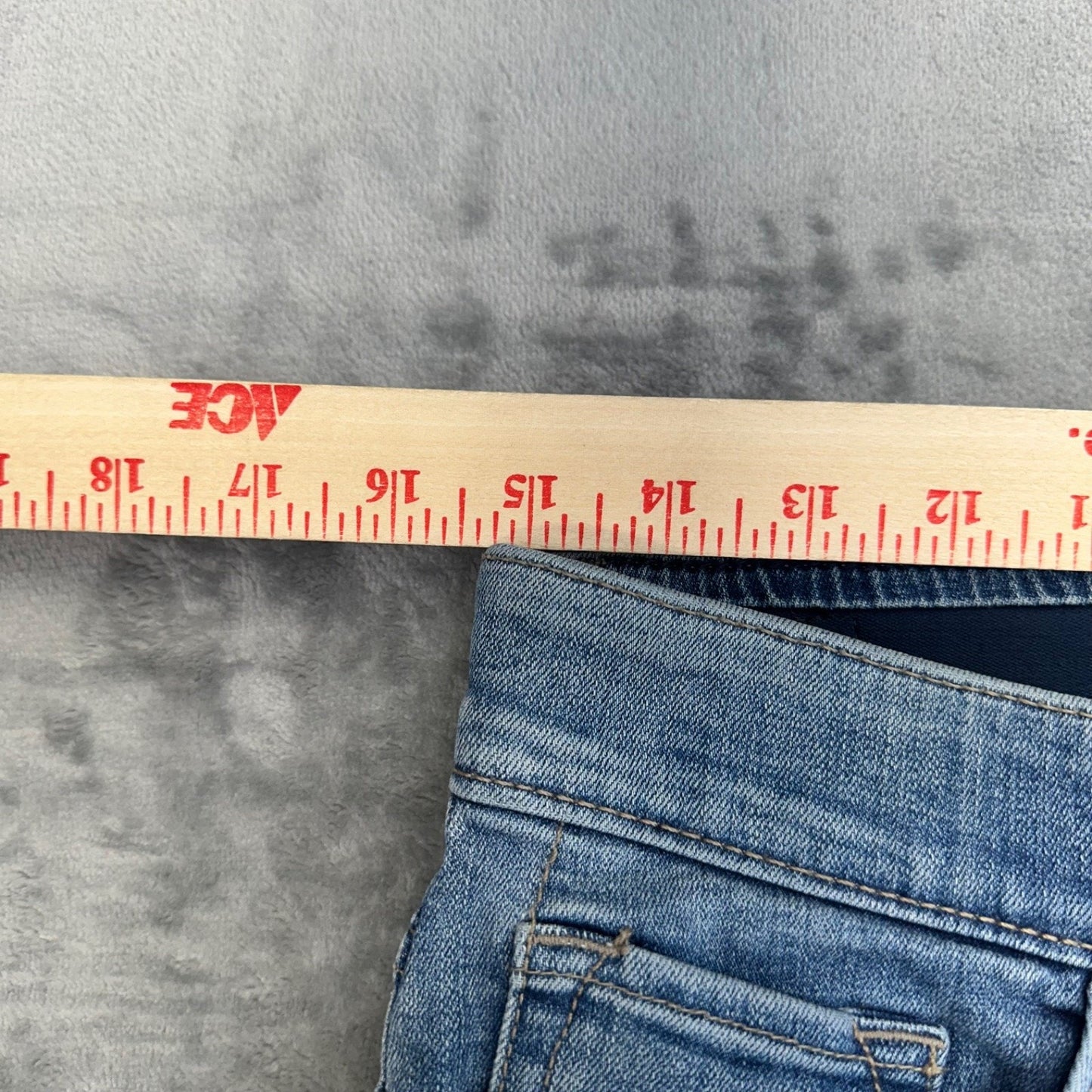 Lee Women's Flex Motion Straight Leg Jeans Size 12 Long Blue Denim