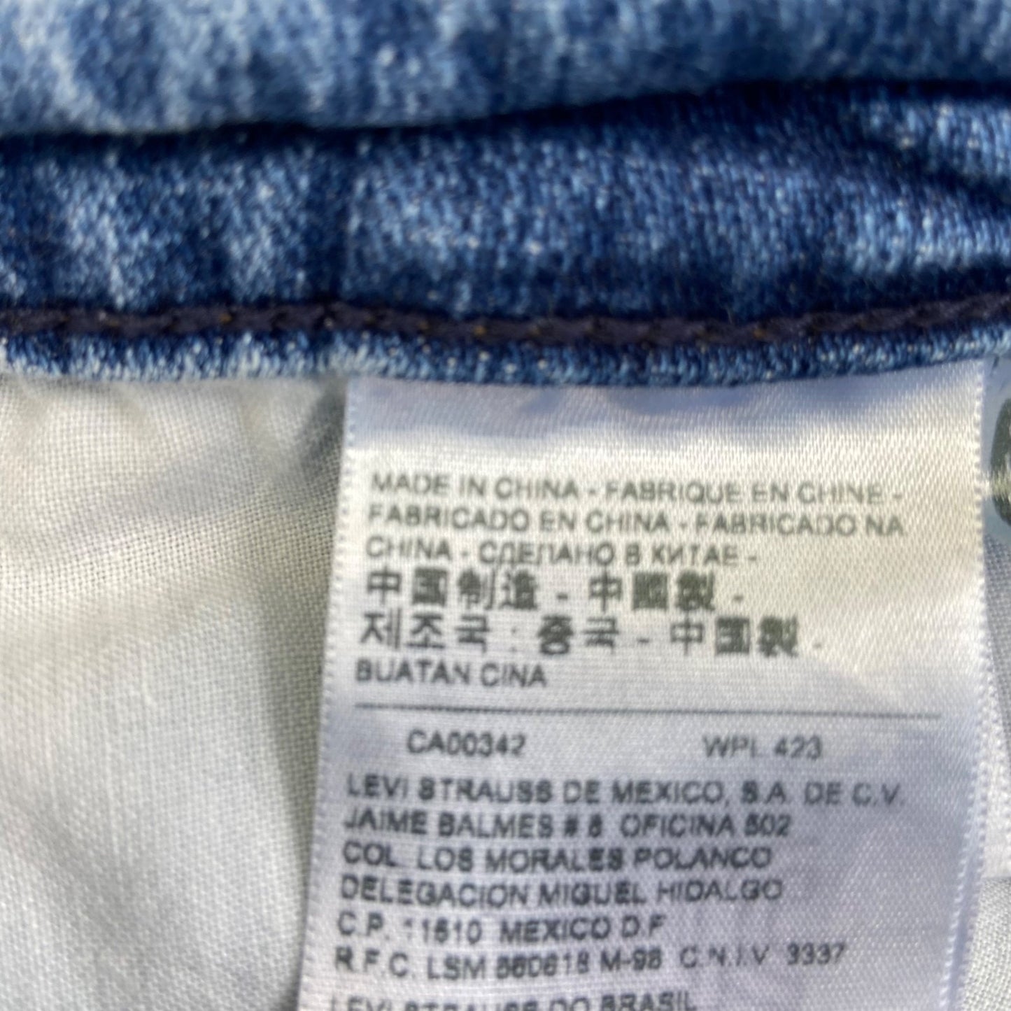 Levi's 590 Bootcut Women's Jeans Size 20W Light Wash Denim