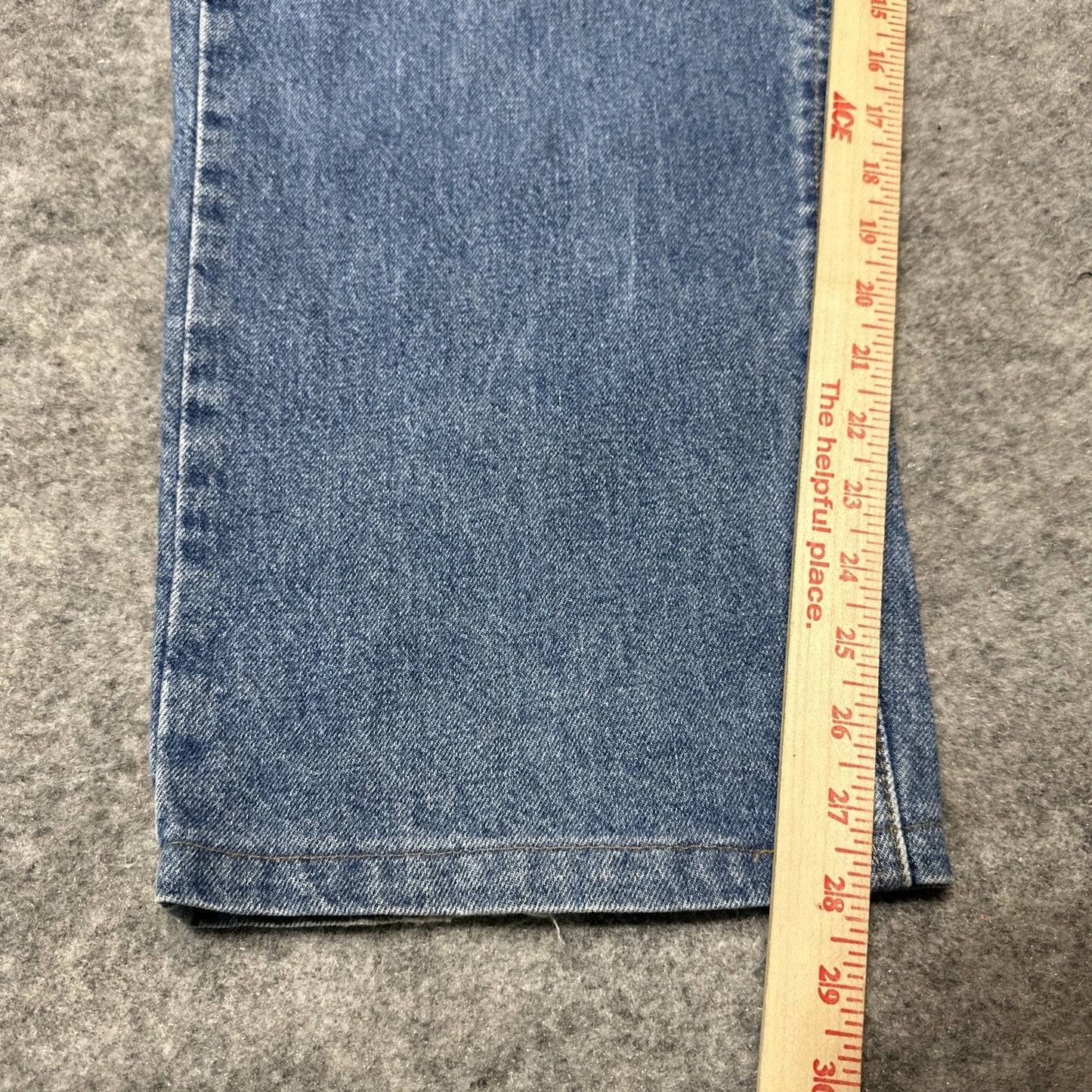 Carhartt Relaxed Fit Men's Straight Jeans Size 44x30 Blue Light Wash Denim