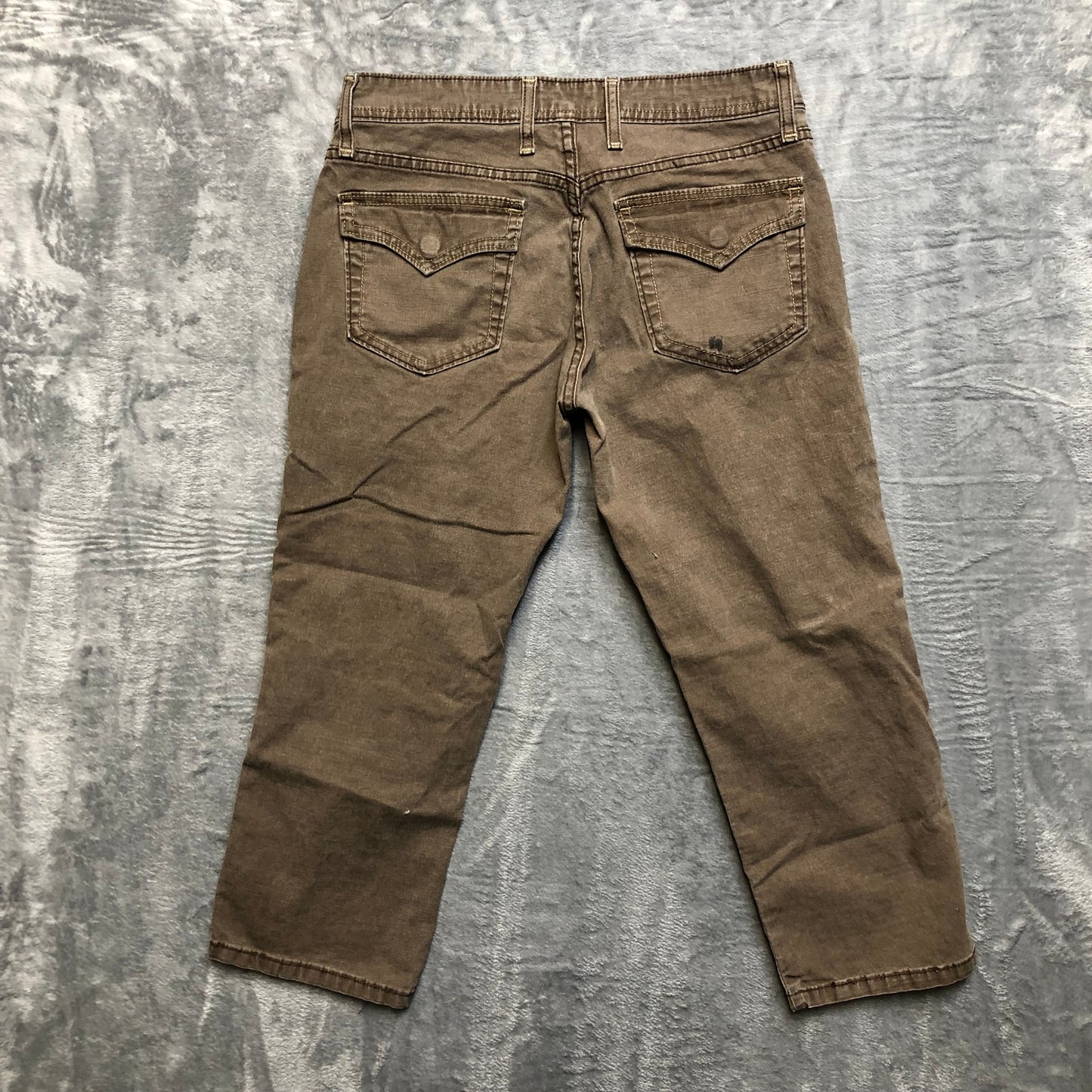 Vintage Levi's Straight Capri Pants Women's Size 7 Brown