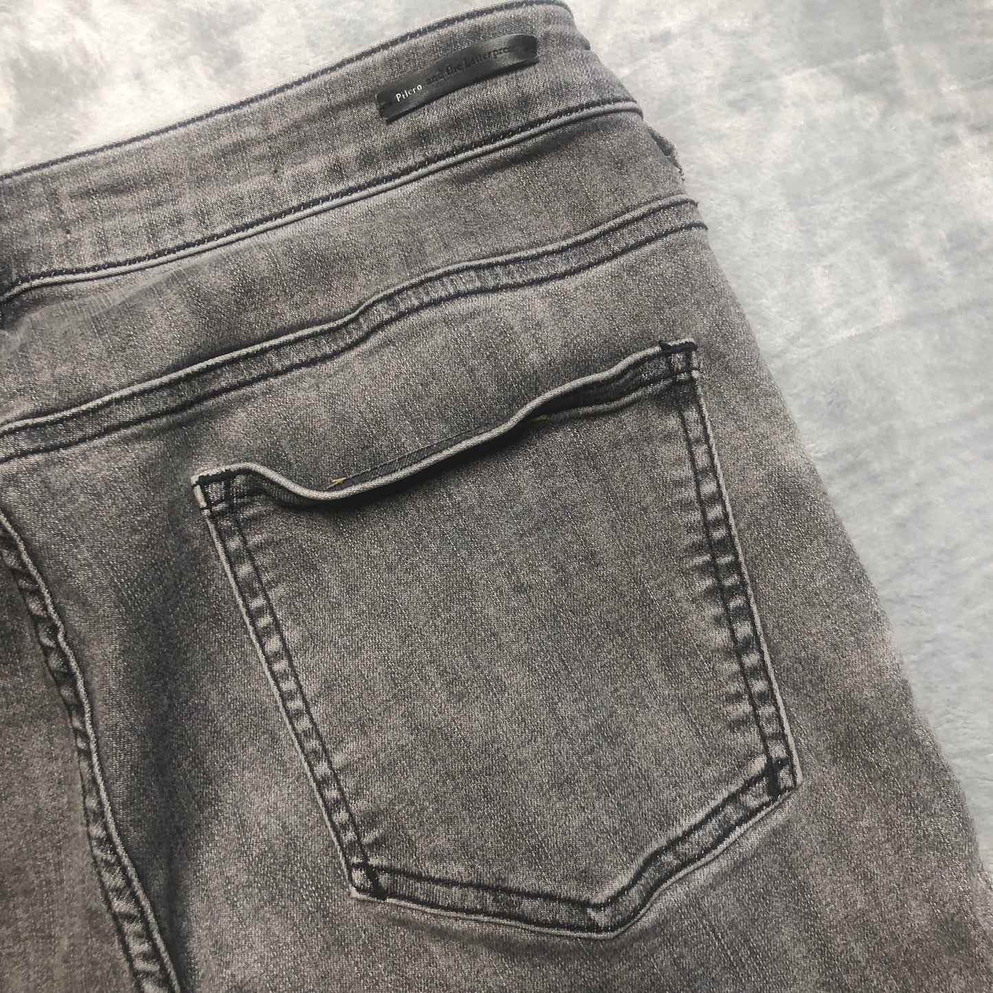 New Pilcro by Anthropologie High Rise Denim Legging Jeans Women's Size 31 Black
