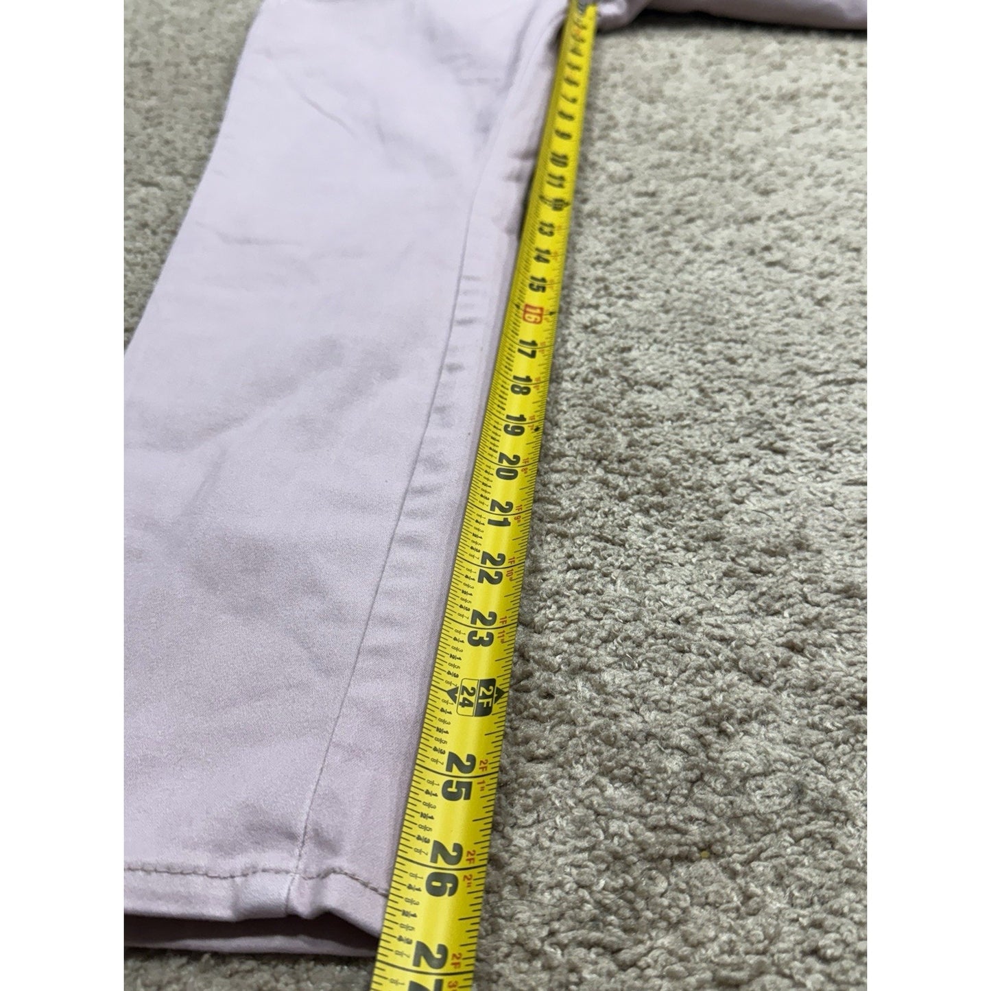 Signature Levi Strauss Gold Women's PINK Pull On Skinny Pants Size 13M W31 L30