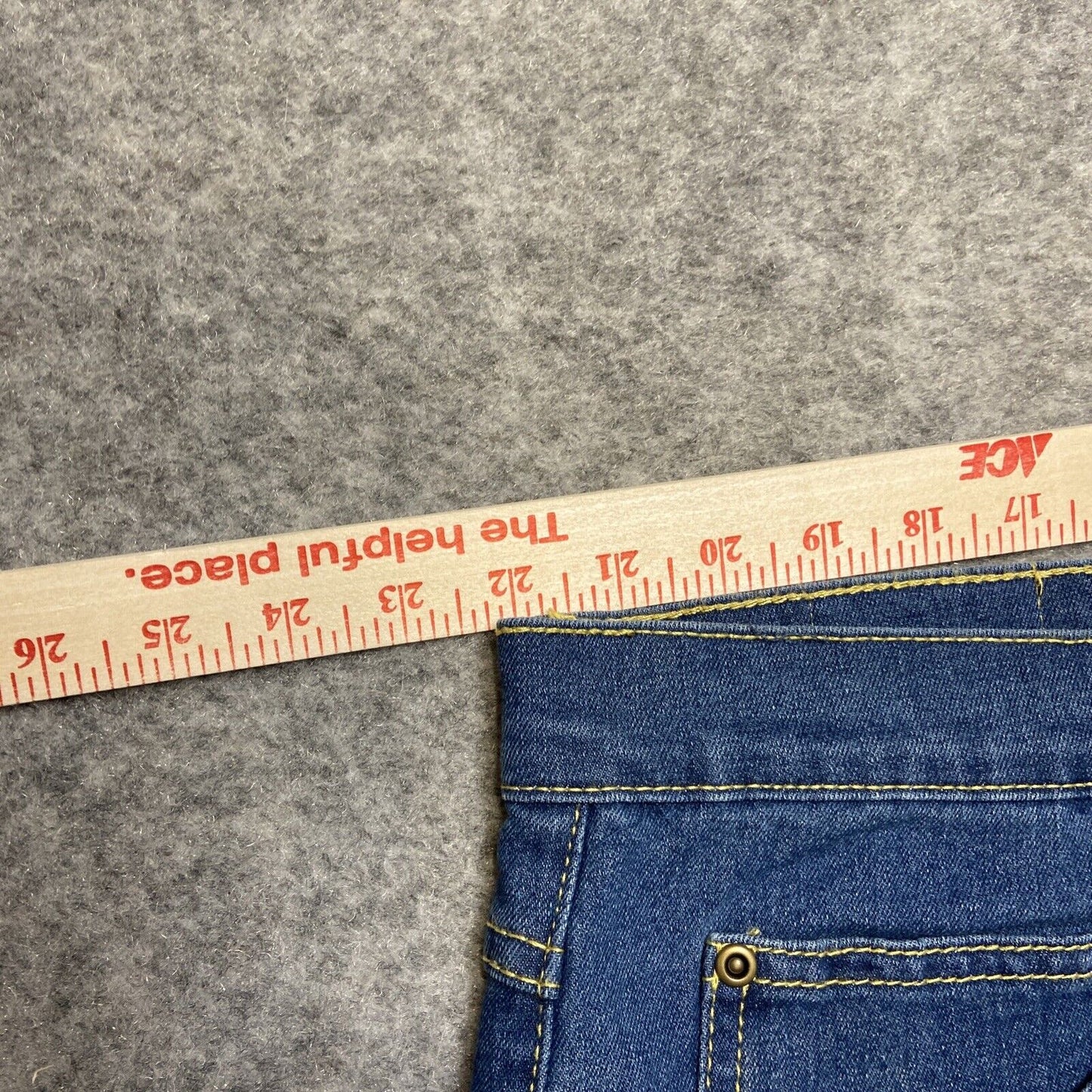 Vintage Duke Habands Authentic Fit Jeans Men's Size 44/M Blue Denim
