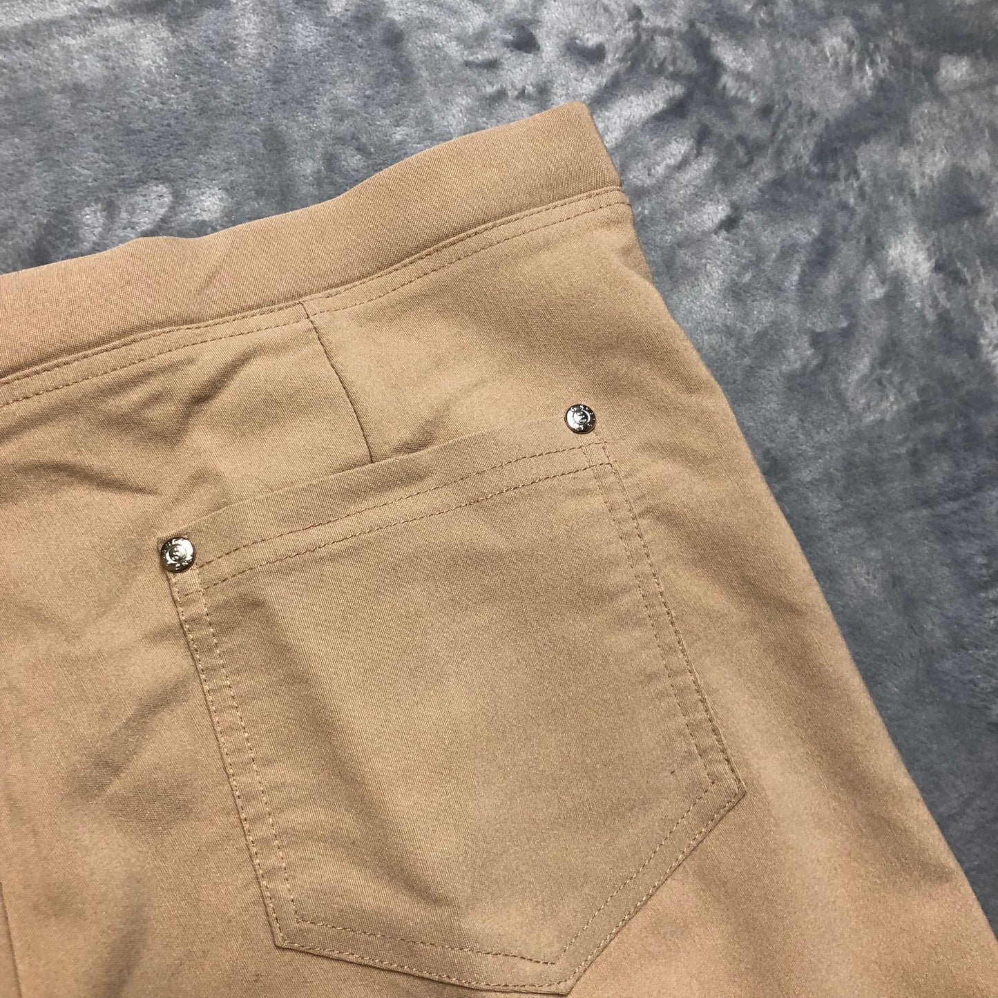 Pierre Marie Women's Stretch Dress Pants Straight Sz 2XL Beige