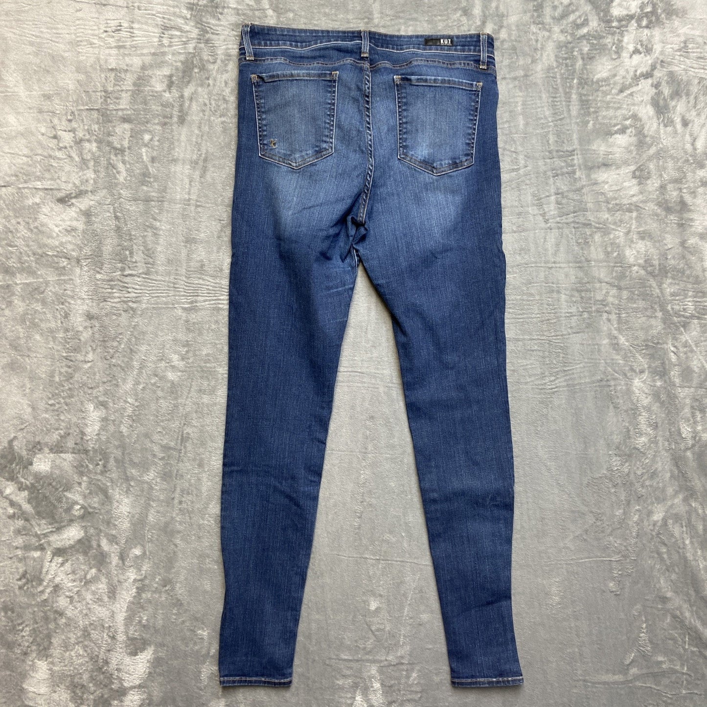 KUT From The Kloth Skinny Jeans Women's Size 14L Dark Wash Blue Denim