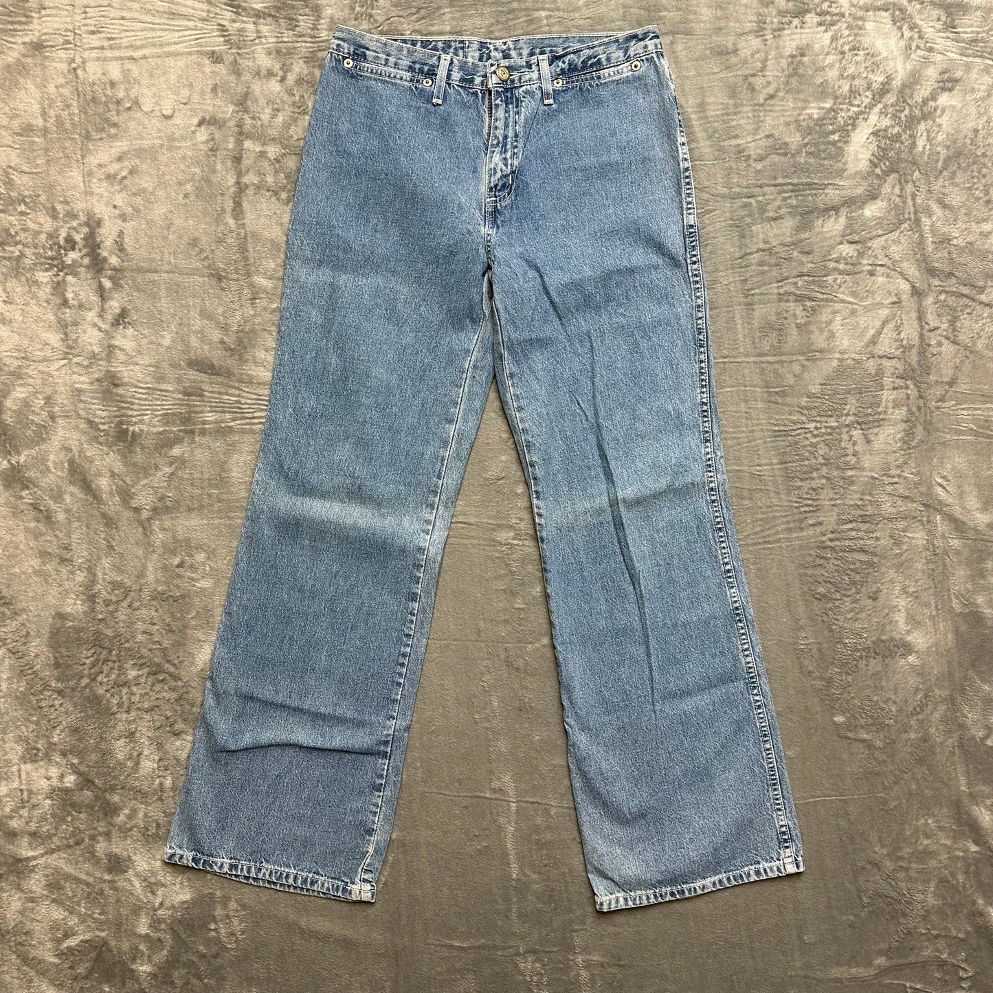 Life Energy Intelligence Flared Jeans Women's Size 7 Blue Denim