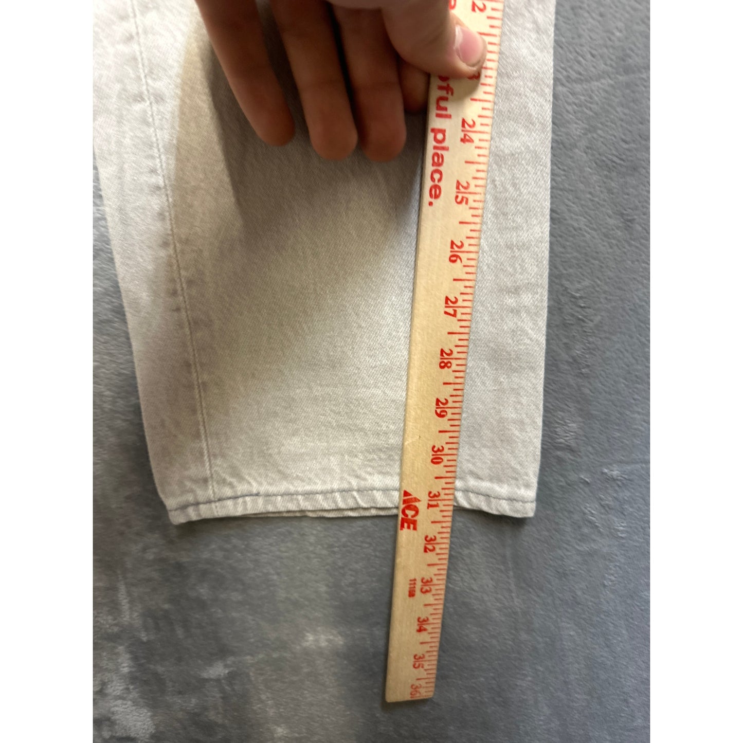 Vintage Levi's 701 XX Student Straight Jeans Boys Size 30x32 WhiteVintage Levi's 701 Straight Jeans Boys Size 30x32 White
