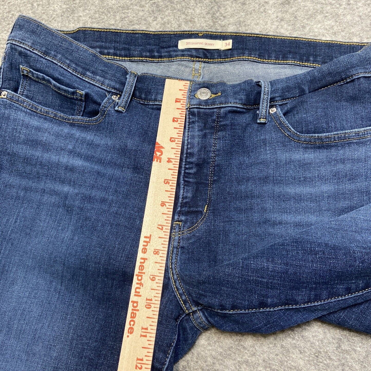 Levi's 311 Shaping Skinny Jeans Women's Size 34 Dark Blue Denim 34x30