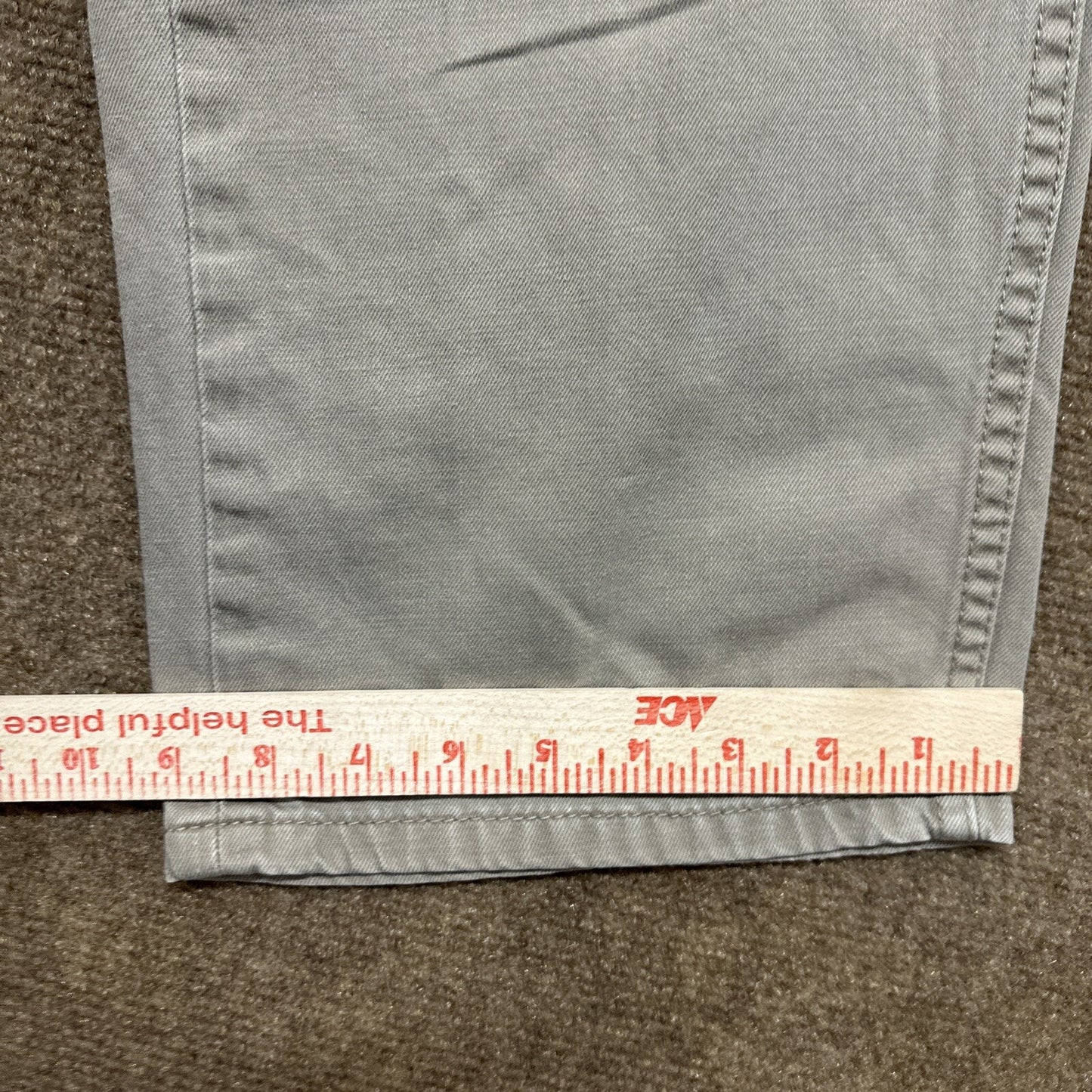 Levi's 505 Regular Fit Mens Jeans Size 40x30 Tan Denim