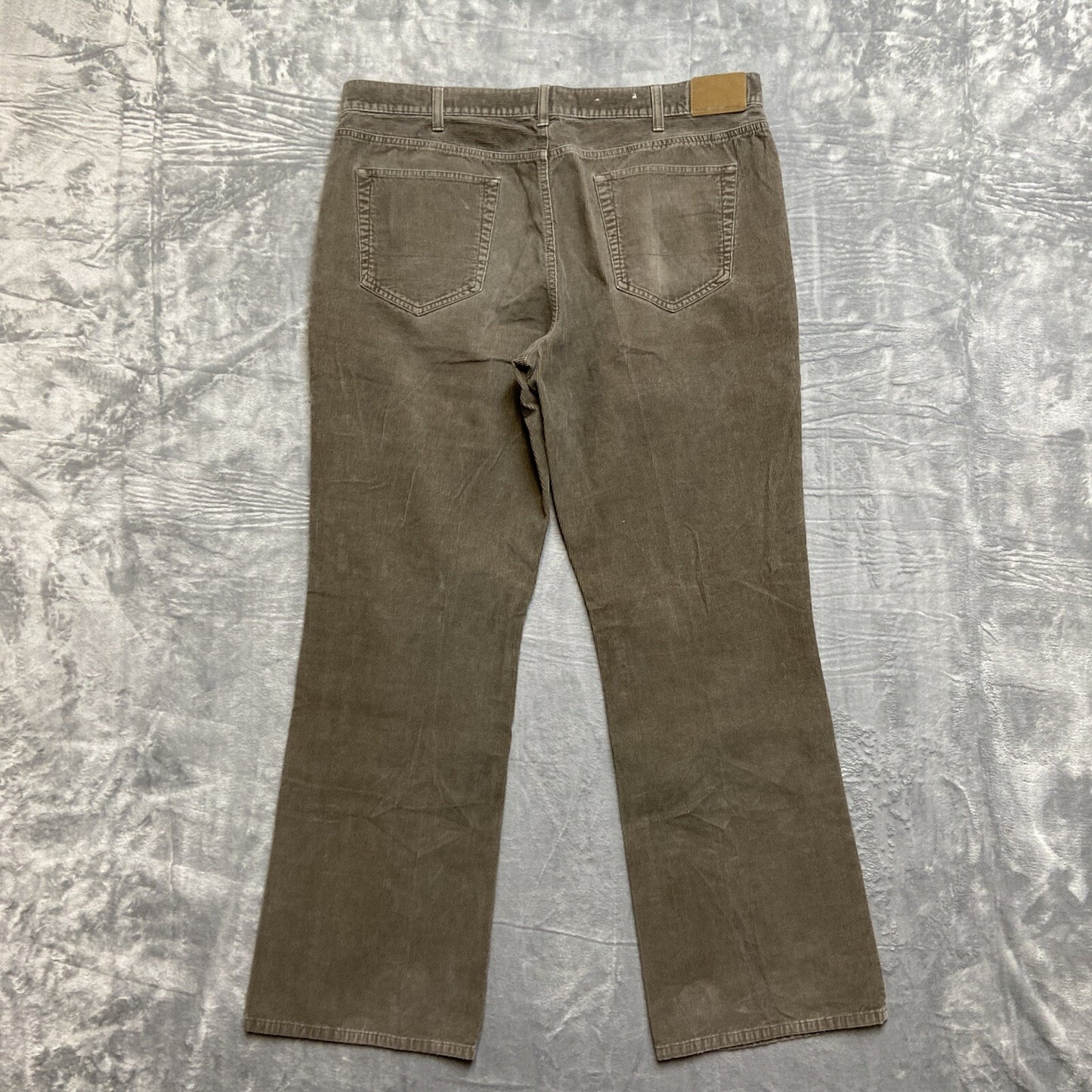 Sonoma Corduroy Bootcut Jeans Men's Size 38x34 Taupe Stone Gray Brown Pants