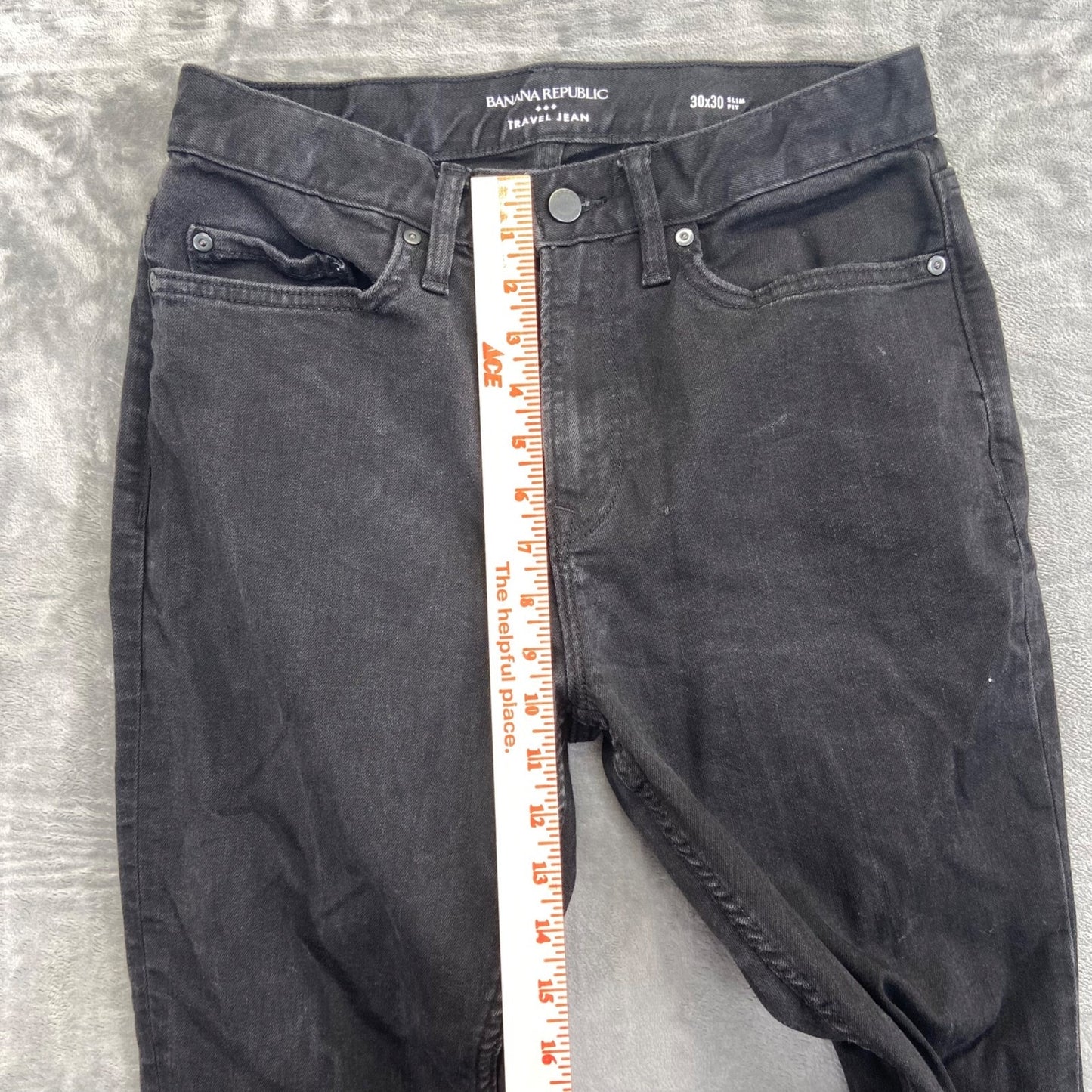 Banana Republic Men's Slim Fit Travel Jeans 30x30 Black