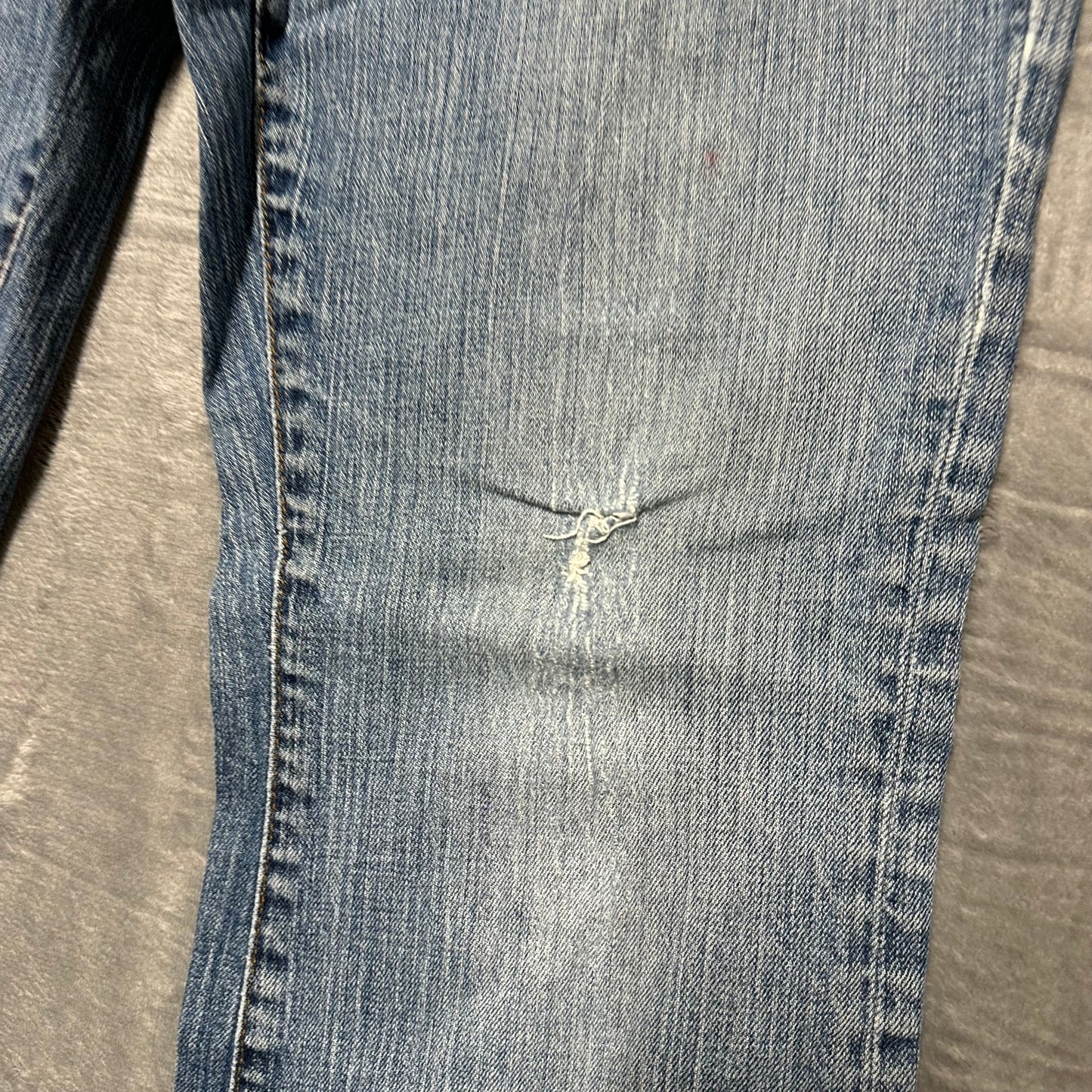Ralph Lauren Stretch Modern Bootcut Jeans Women's Size 14x30 Light Blue Denim
