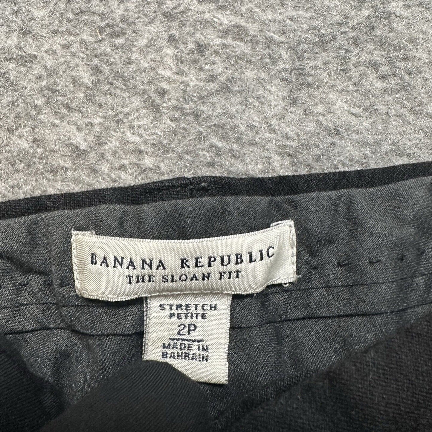 Banana Republic The Sloan Fit Stretch Dress Pants Women's 2P Black Pants