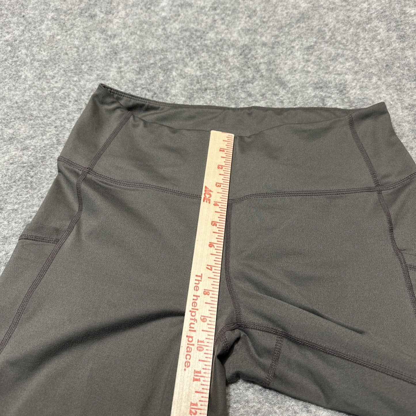 Zella Women's Yoga Leggings Size L Large Gray Medium Wash Pants