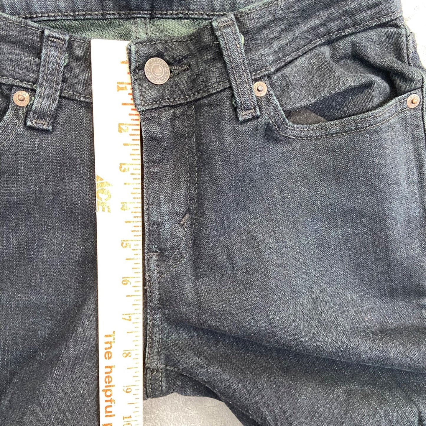 Levi's 535 Legging Skinny Jeans Women's Size 28 Dark Blue Denim
