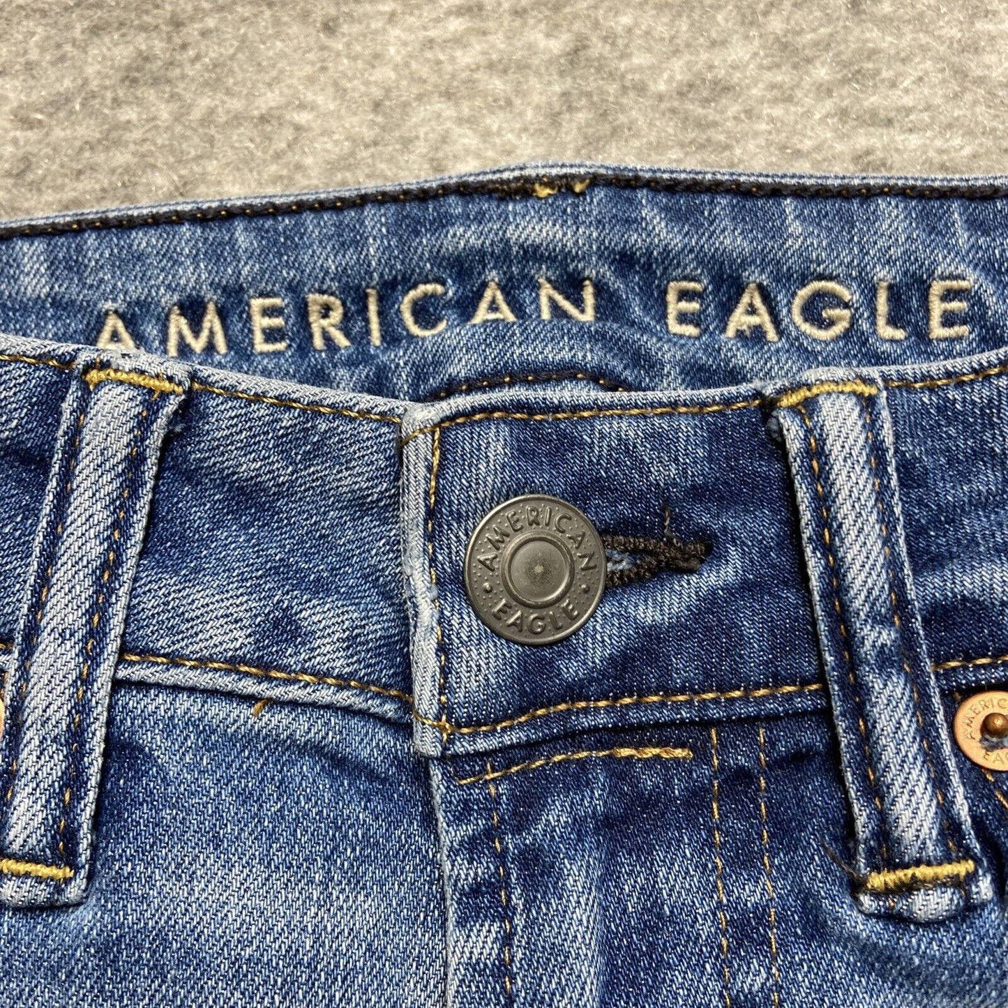 American Eagle Airflex + Skinny Jeans Men's Size 28x30 Light Blue Denim