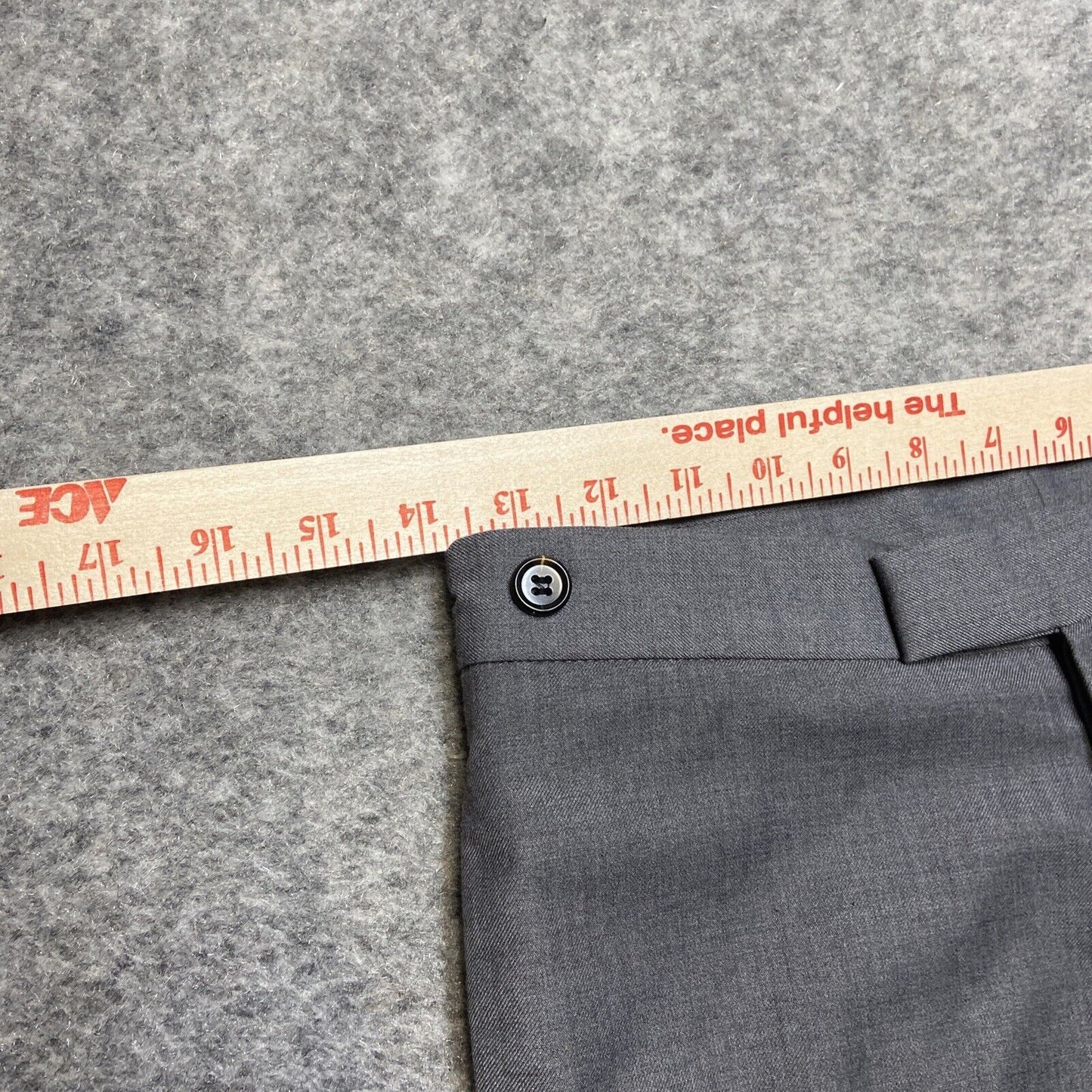 Thom Browne Wool Dress Pants Women's Size 0 Gray Cupro Lined Cuffed Pants