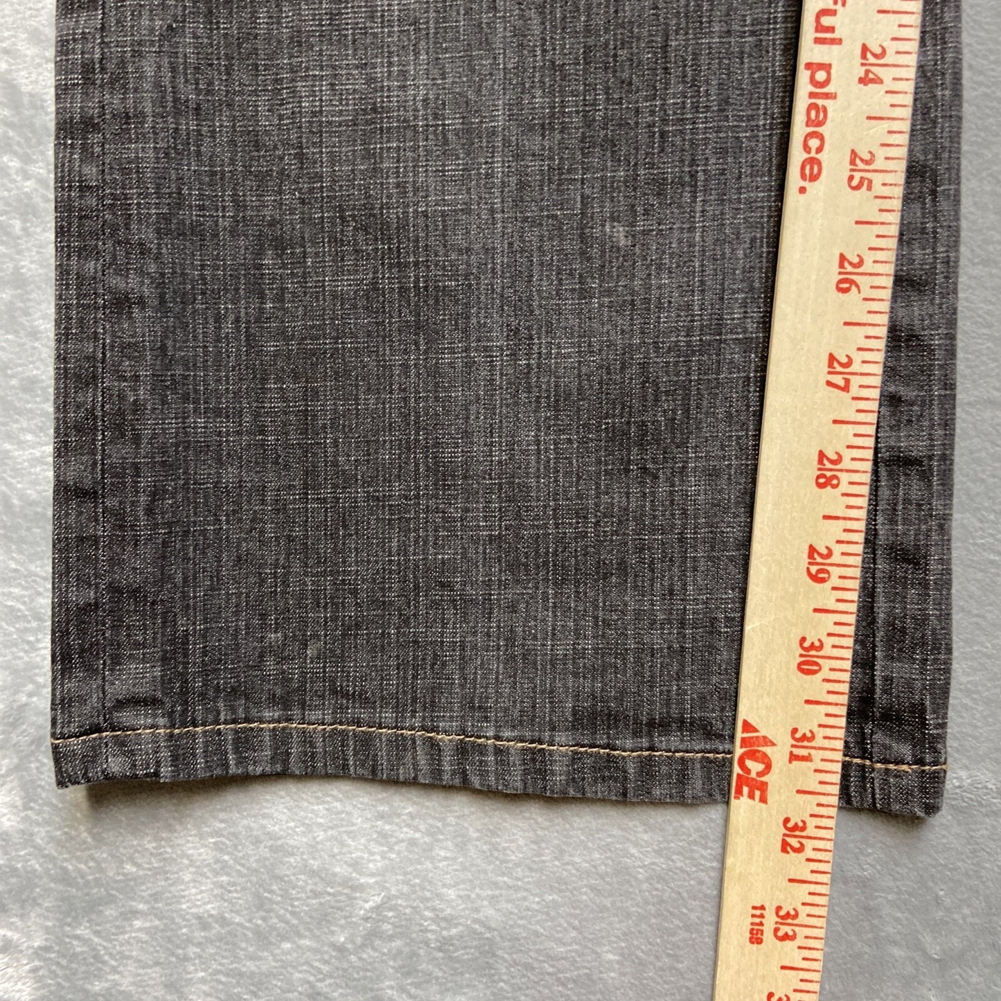 Coldwater Creek Embroidered Bootcut Jeans Women’s Size 30 Black Denim
