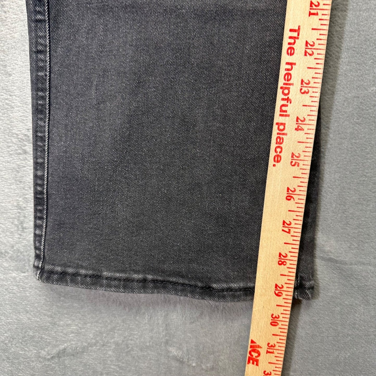 Signature Levi Strauss Women's High-Rise Kick Boot Jeans Size 10 Black #2011