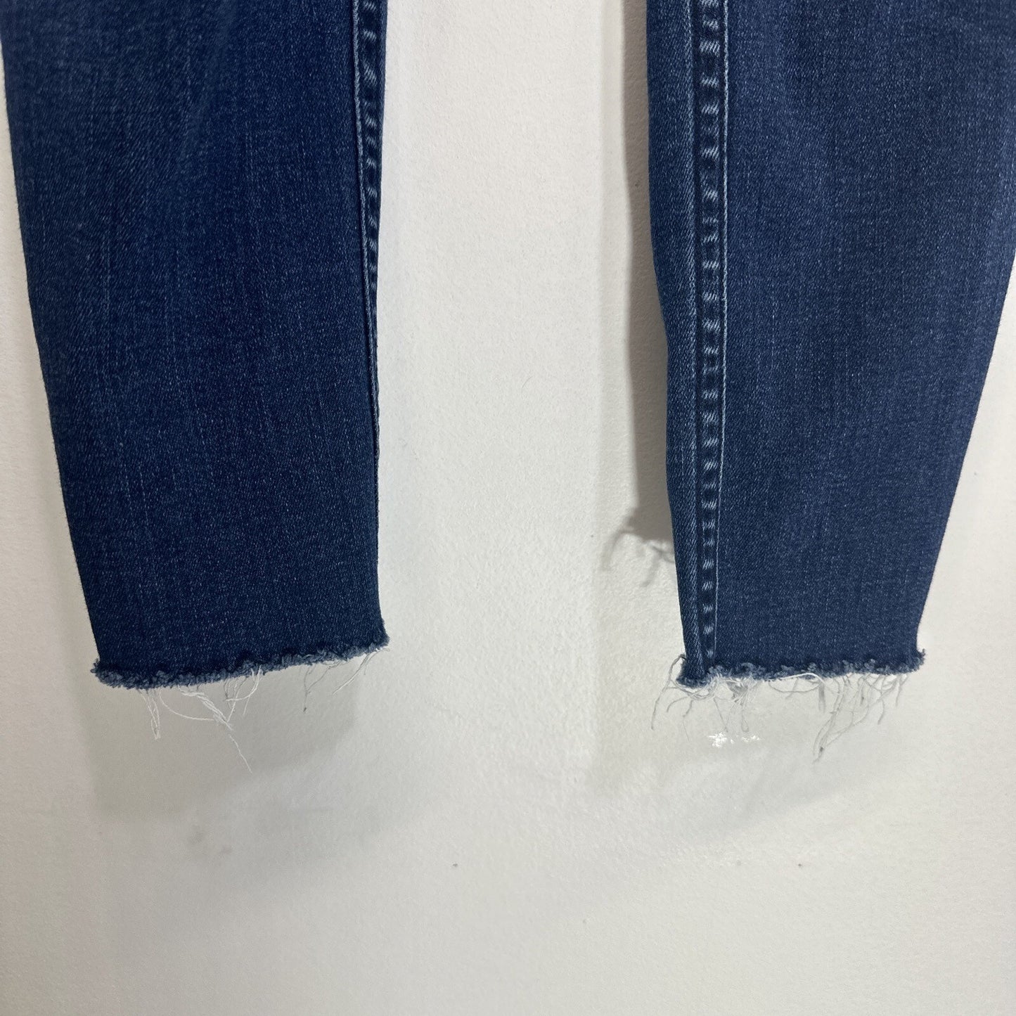 Hollister Classic Stretch Jeans Womens 0R Distressed High Rise Super Skinny Blue