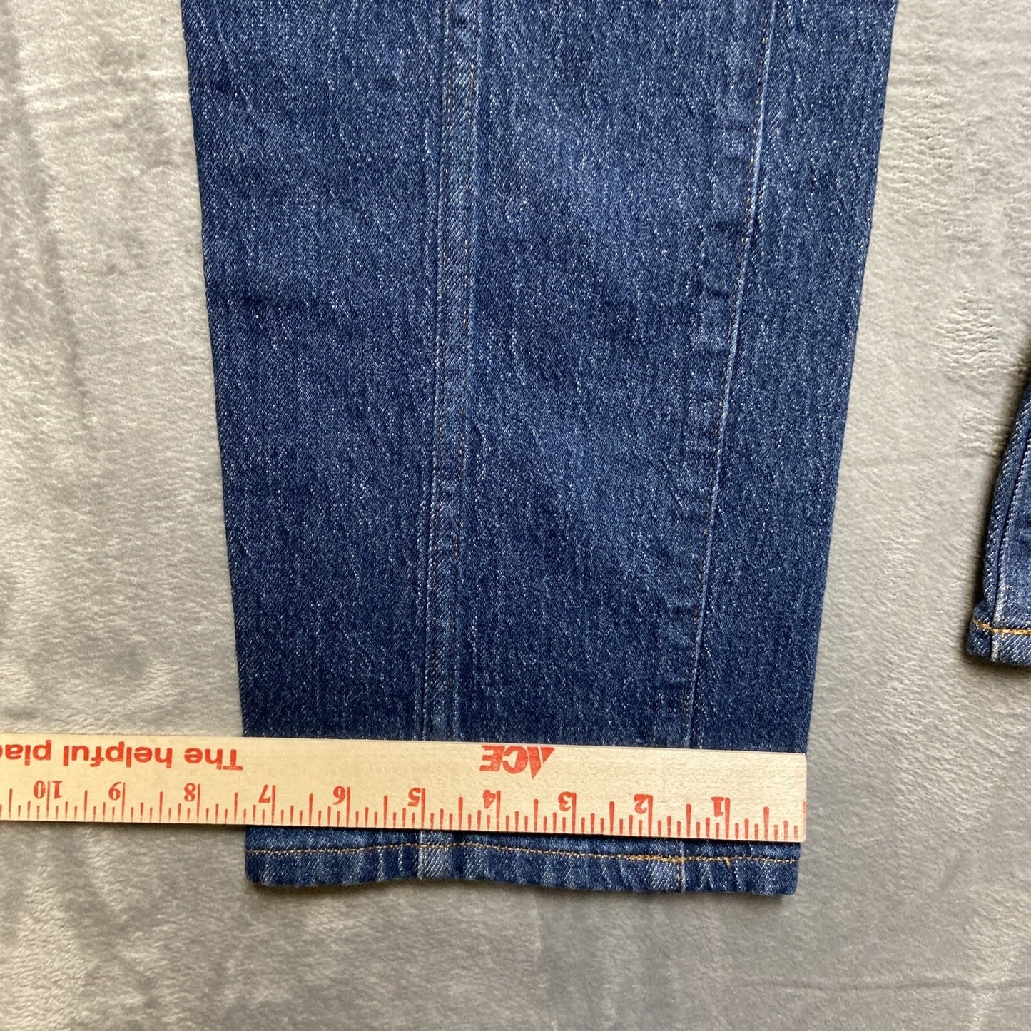 New Madewell The Perfect Vintage Straight Jean Women's Size 26 Dark Blue Paneled