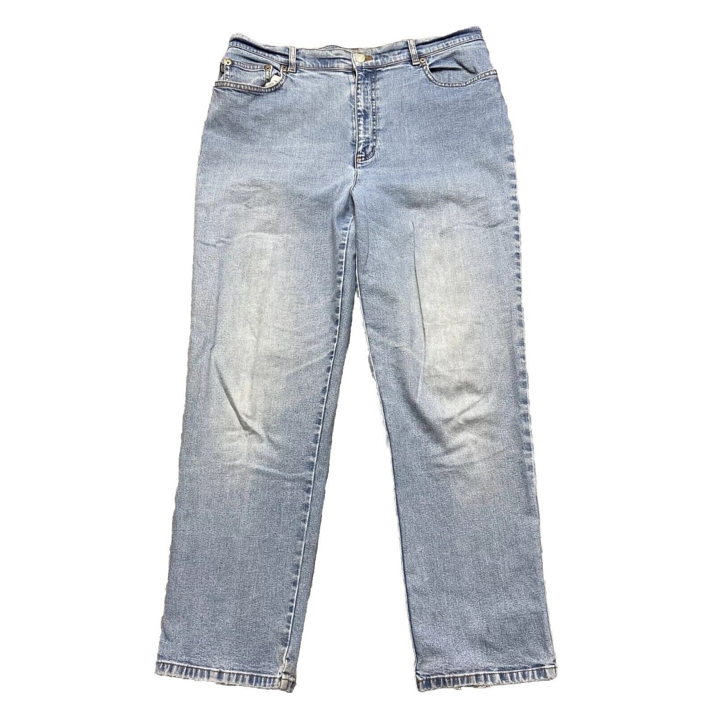 Ralph Lauren Lauren Jeans Co. Straight Jeans Women’s Size 12 Light Blue Denim