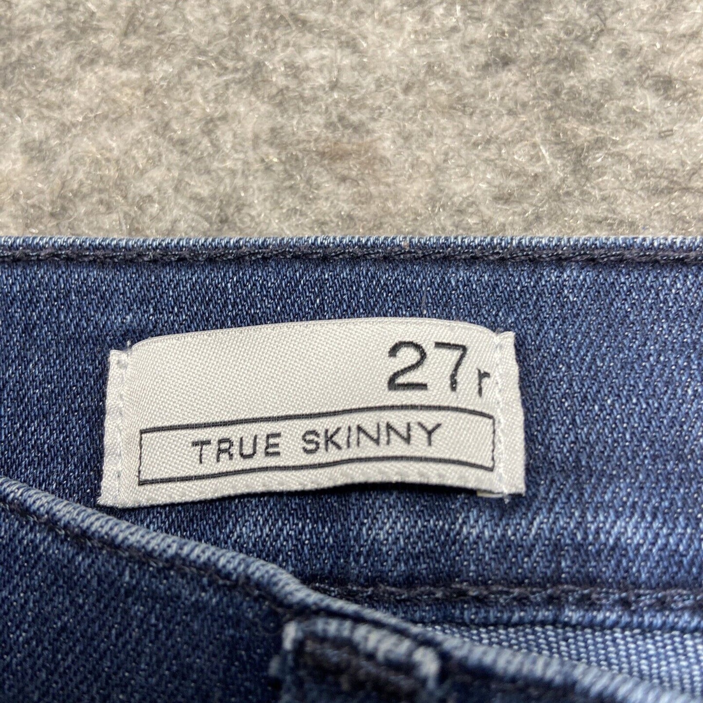 Gap 1969 True Skinny Jeans Women's Size 27r Dark Blue Denim