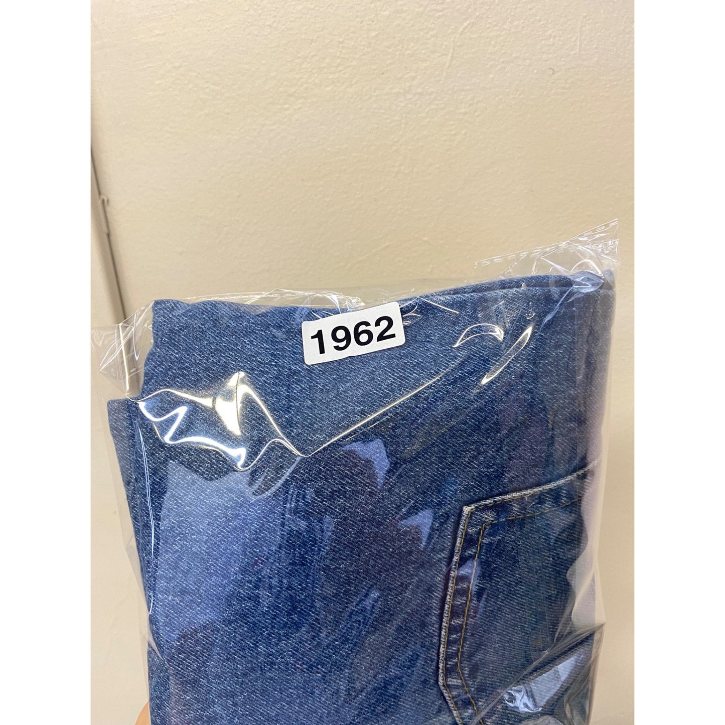 Vintage Savane Men's Straight Jeans 38x32 Blue Denim