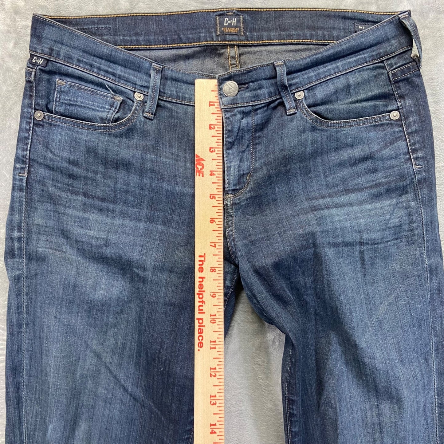 Citizens of Humanity Ava Low Rise Straight Leg Women's Jeans Size 29 Blue Denim