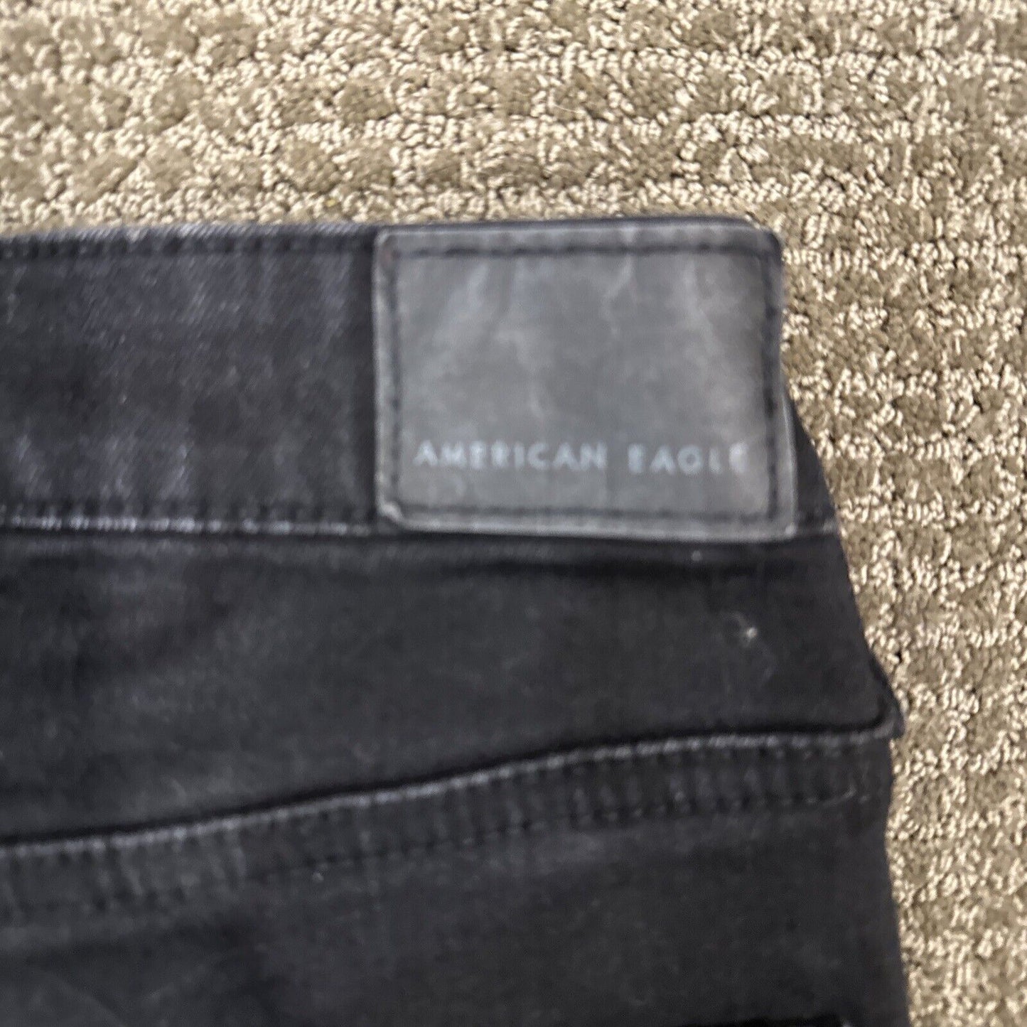 American Eagle Jeans Women's Size 4R Mid Rise Next Level Stretch Black Jeans